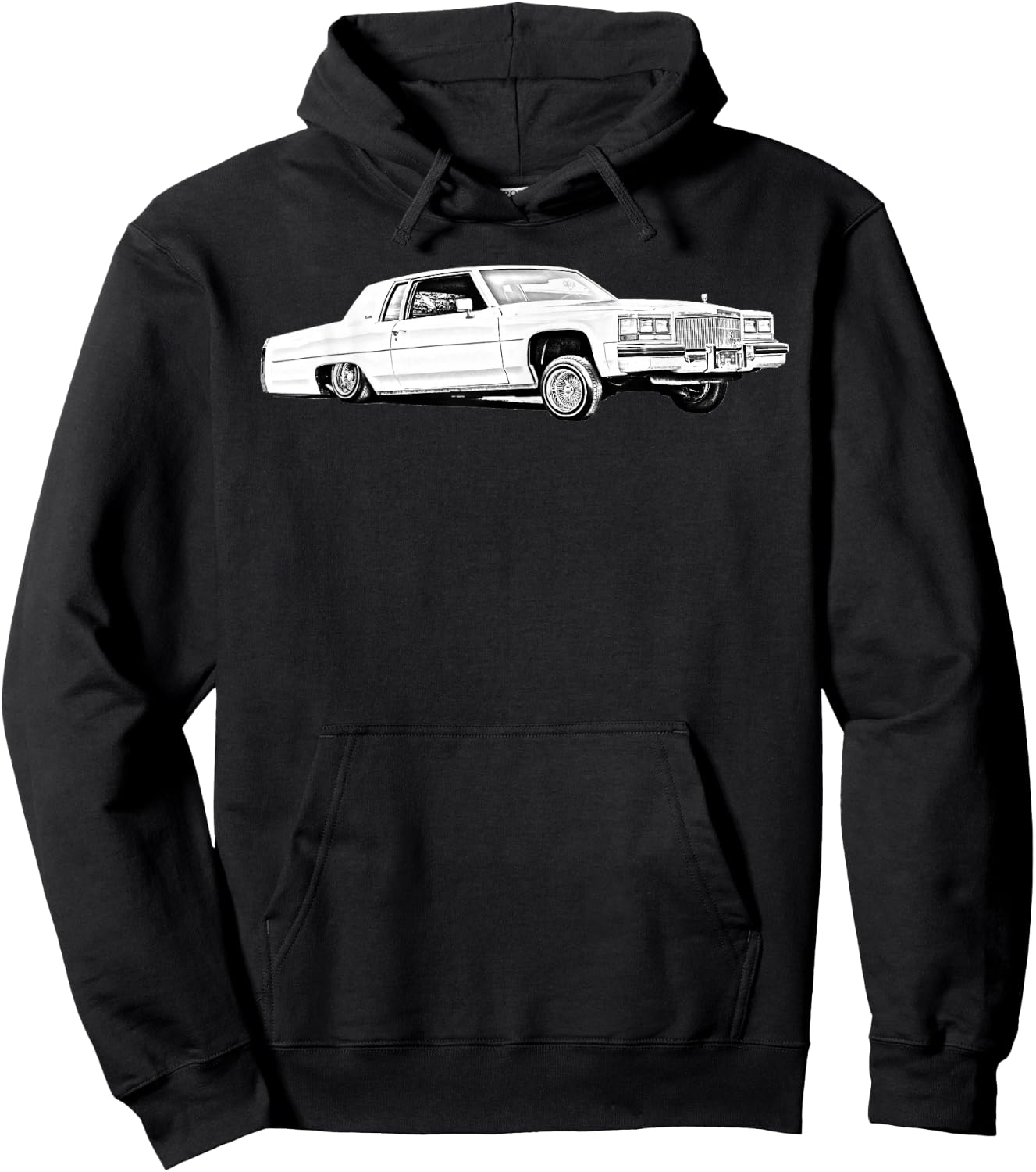 Lowrider 80s Coupe low rider shirt car shirt Hoodie - Hoodie | Black