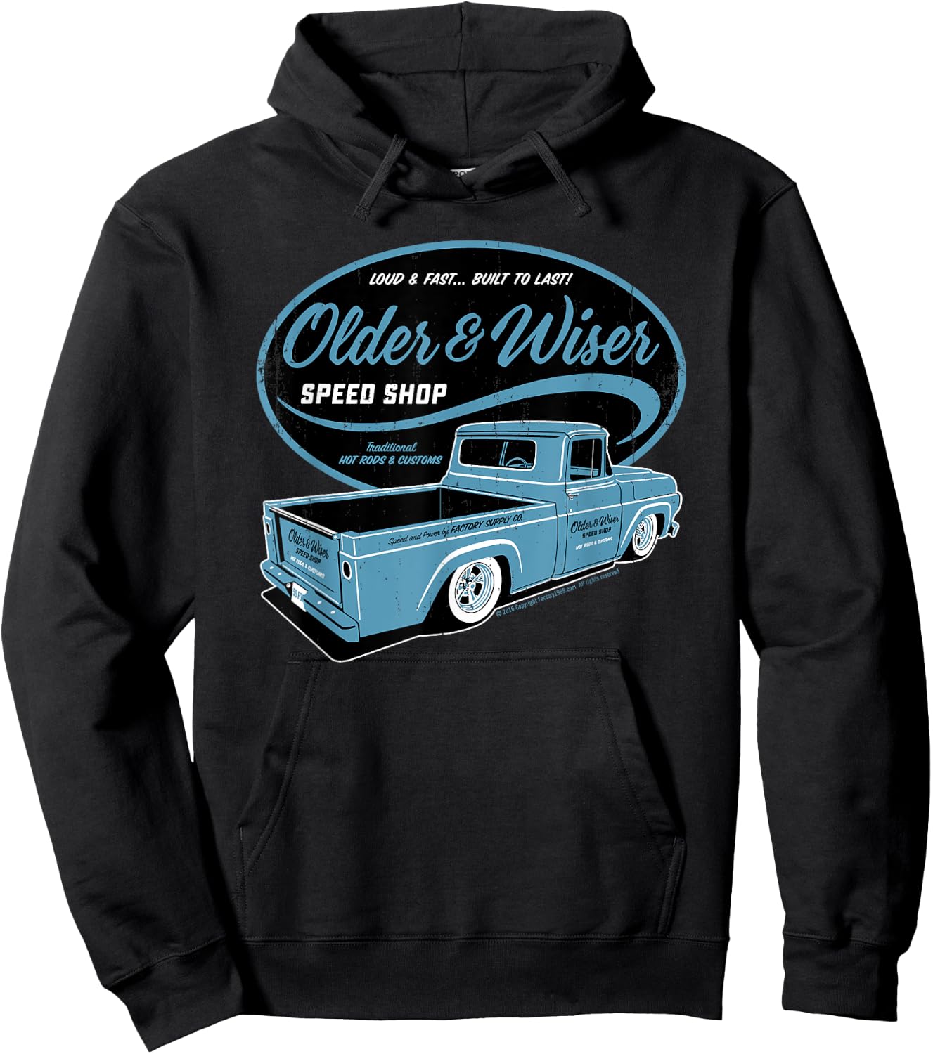 Older & Wiser Speed Shop OW008 Hoodie - Hoodie | Black