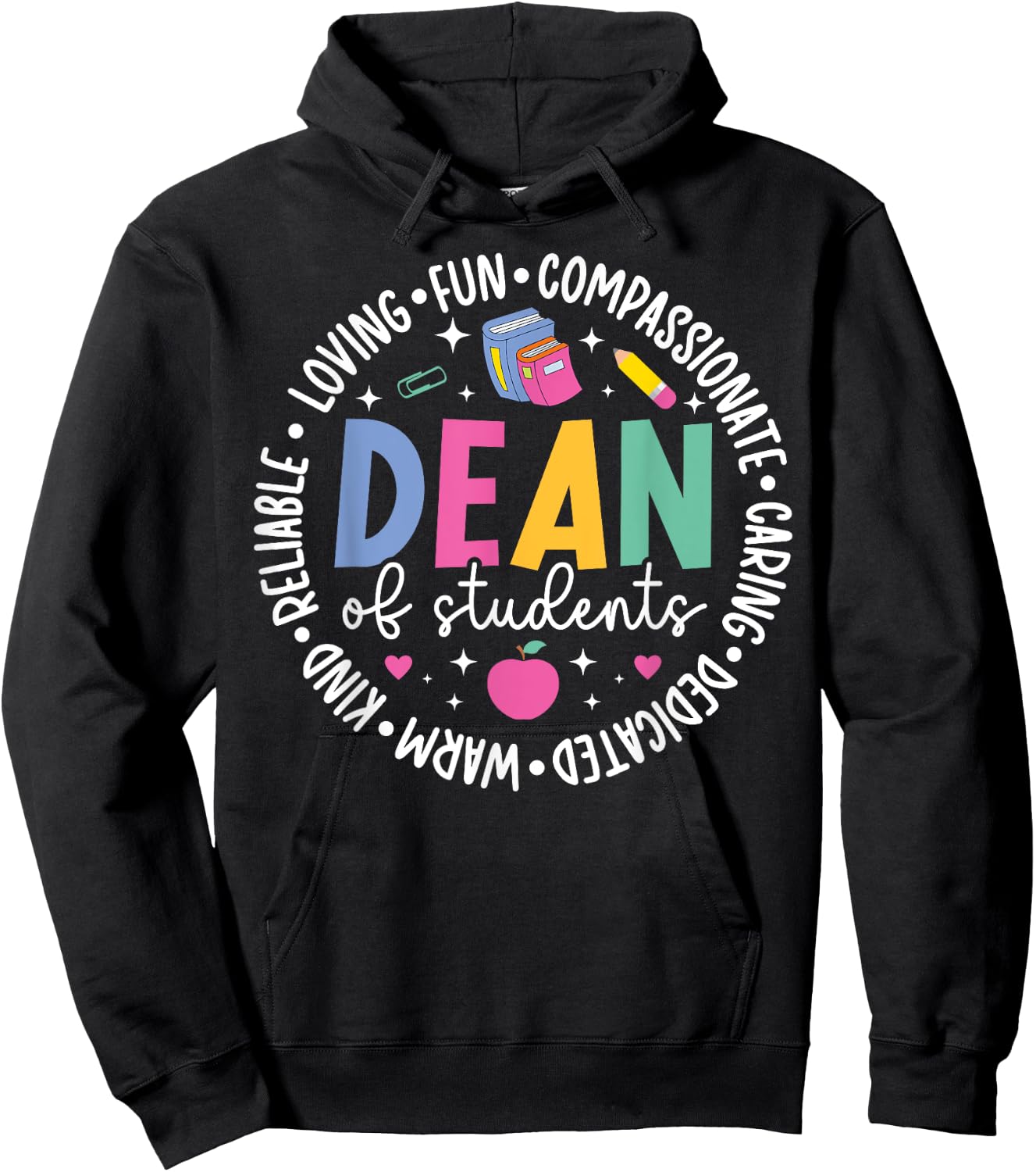 Dean Of Students Appreciation Circle Dean Of Students Hoodie - Hoodie | Black