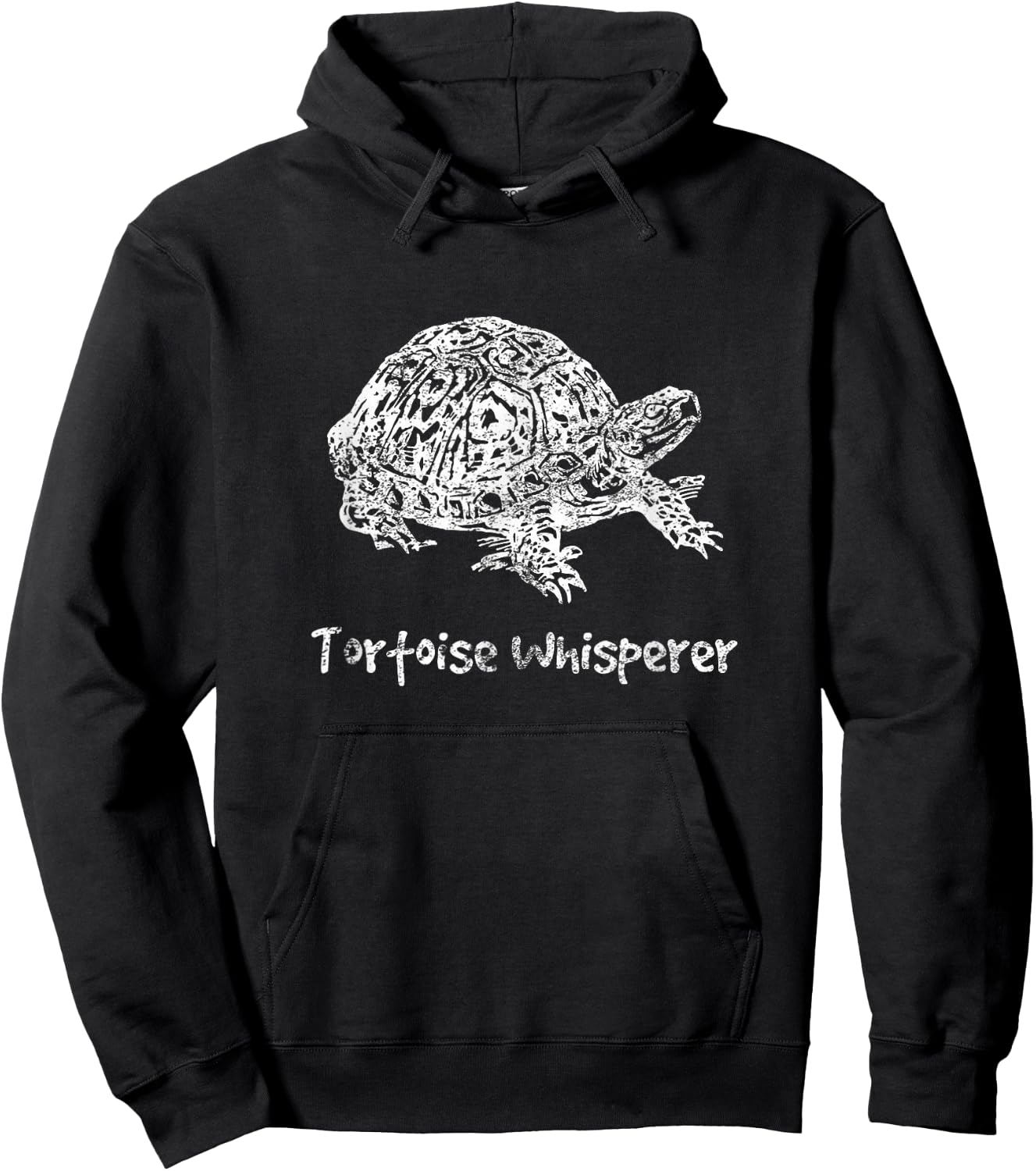 Tortoise whisperer turtle lover conservation rescue Hoodie - Hoodie | Black