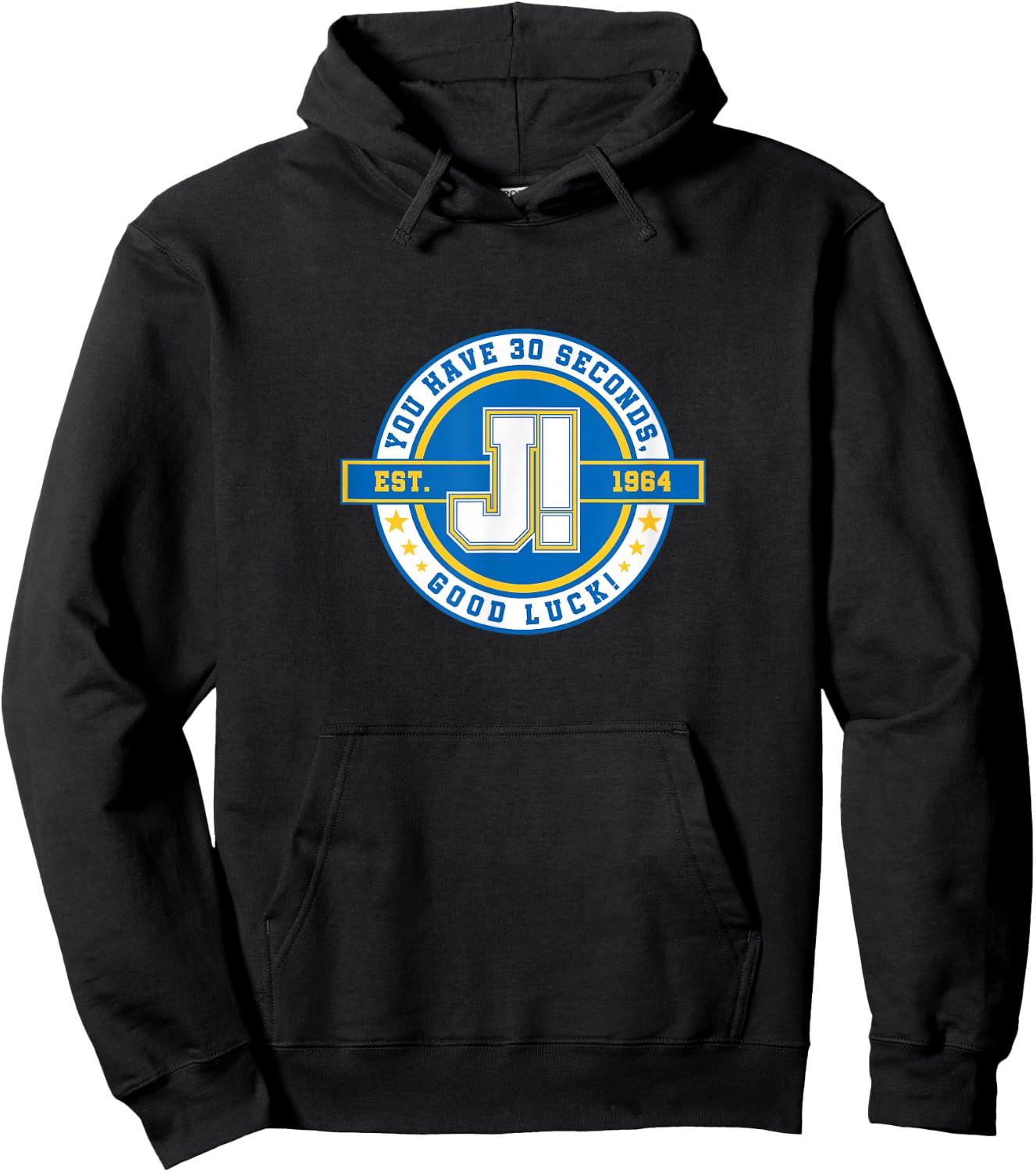 Jeopardy! 30 Second Varsity Hoodie - Hoodie | Black