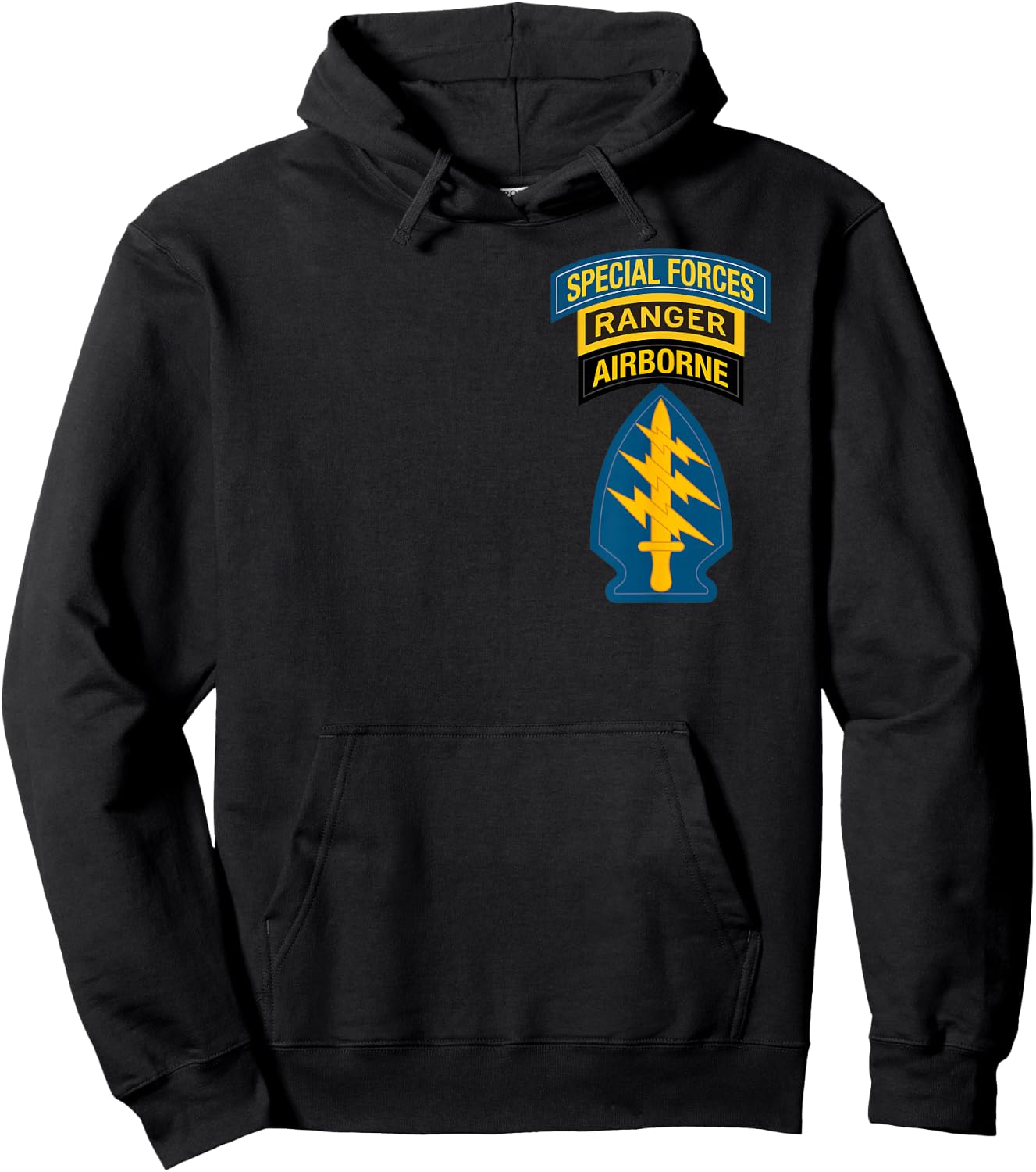 Special Forces Shirt - Special Forces Ranger - 2.0 - Classic Hoodie - Hoodie | Black