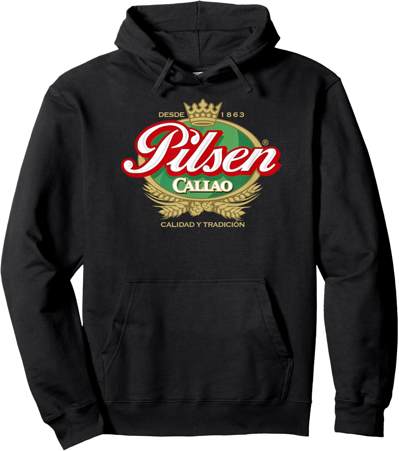 Cerveza Pilsen Callao Marca Peru Peruvian Soccer Hoodie - Hoodie | Black