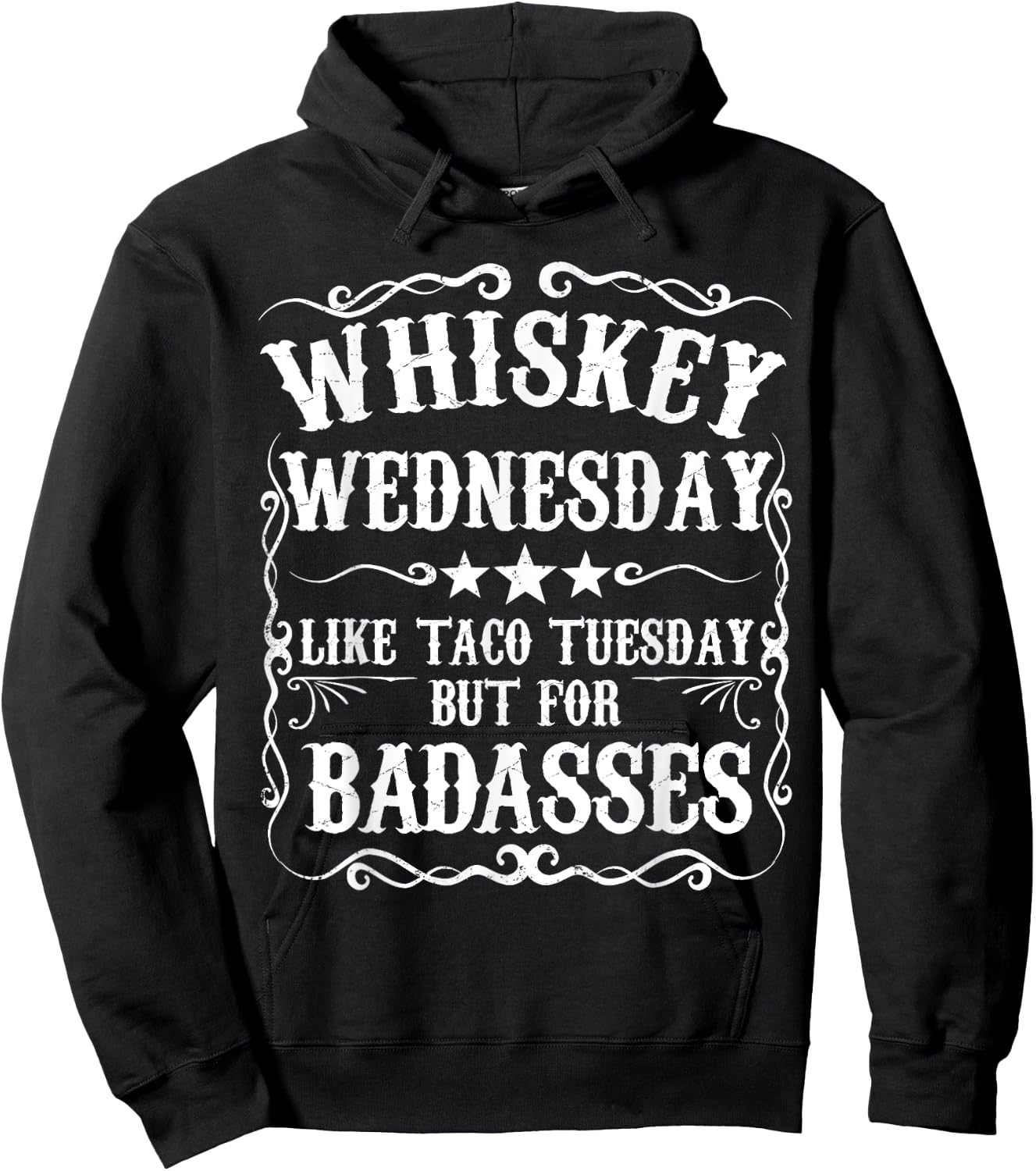 Whiskey Wednesday Shirt Funny Fathers Day Sayings Gift Hoodie - Hoodie | Black