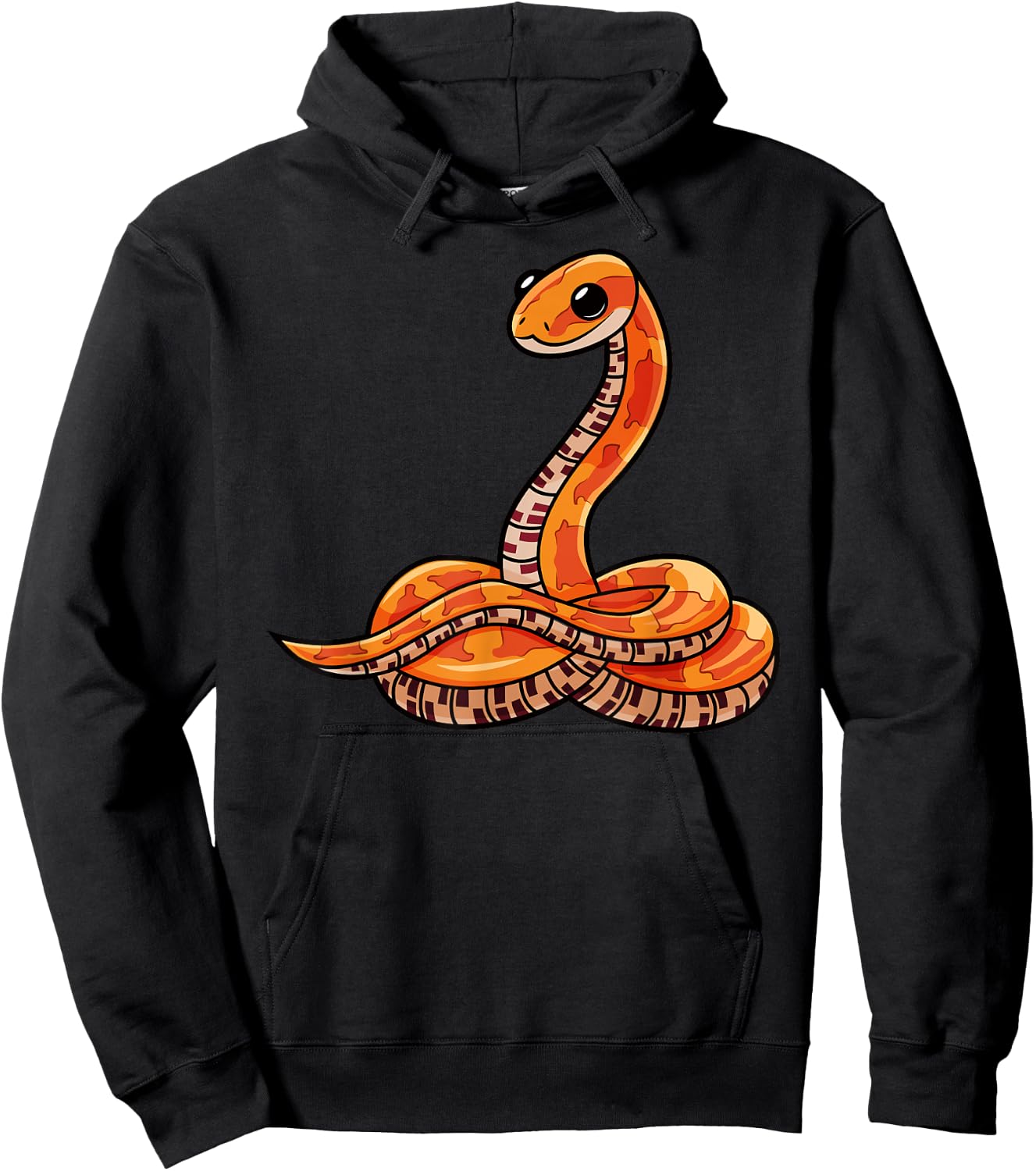 Cute Corn Snake Hoodie - Hoodie | Black