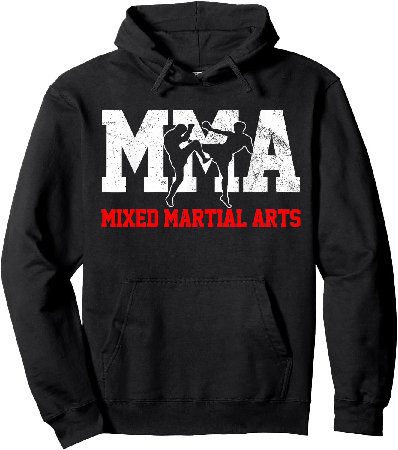 MMA Kickboxin Fighter Hoodie - Hoodie | Black