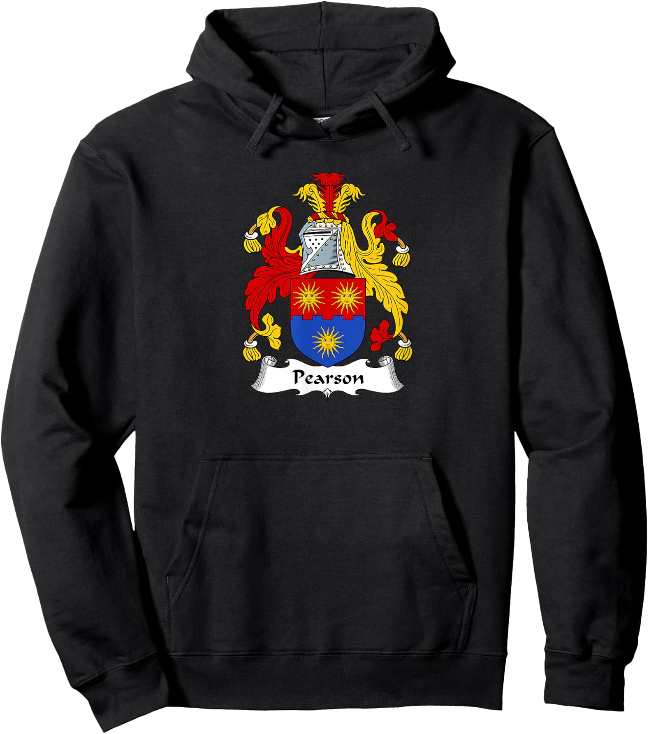 Pearson Coat of Arms - Family Crest Shirt Hoodie - Hoodie | Black