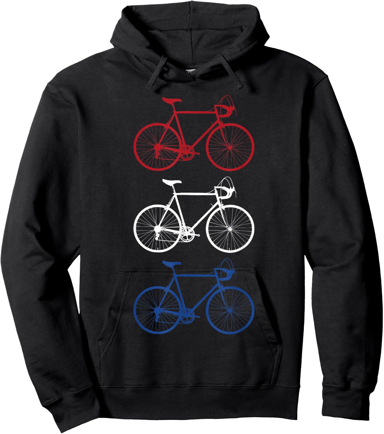 Bicycle Flag Cycling Netherlands Dutch Gift Hoodie - Hoodie | Black