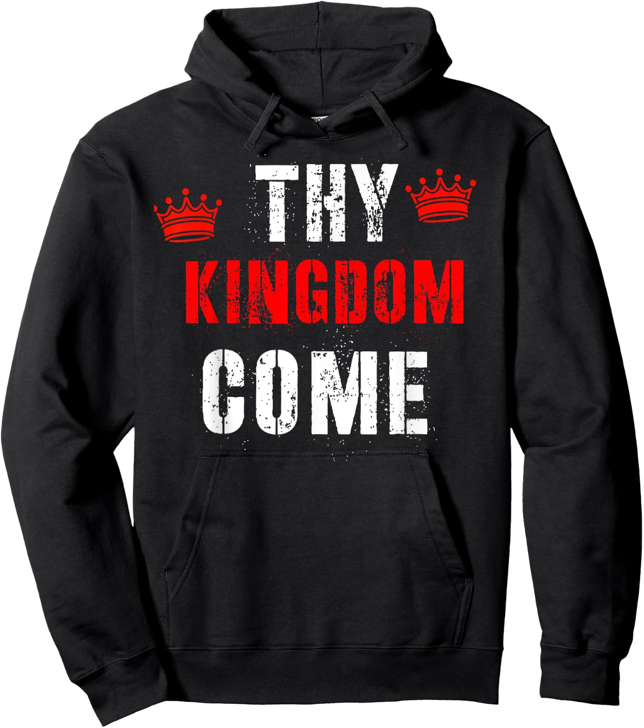 Thy Kingdom Come Religious Spiritual Hoodie - Hoodie | Black