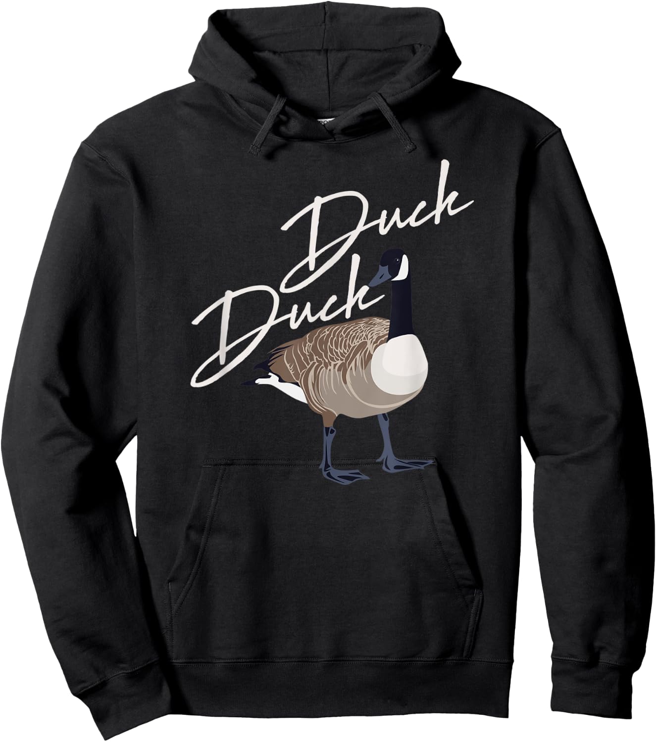 Canadian Duck Duck Goose Shirt Funny Cute Bird Hunter Gift Hoodie - Hoodie | Black