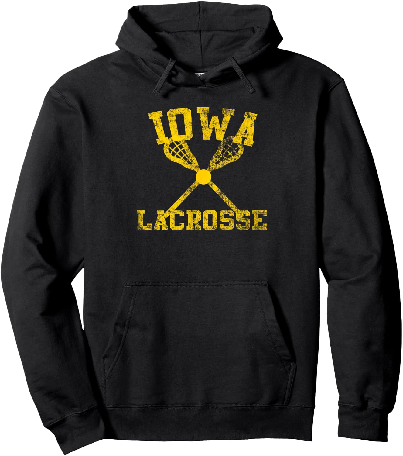Iowa Lacrosse Hoodie - Hoodie | Black