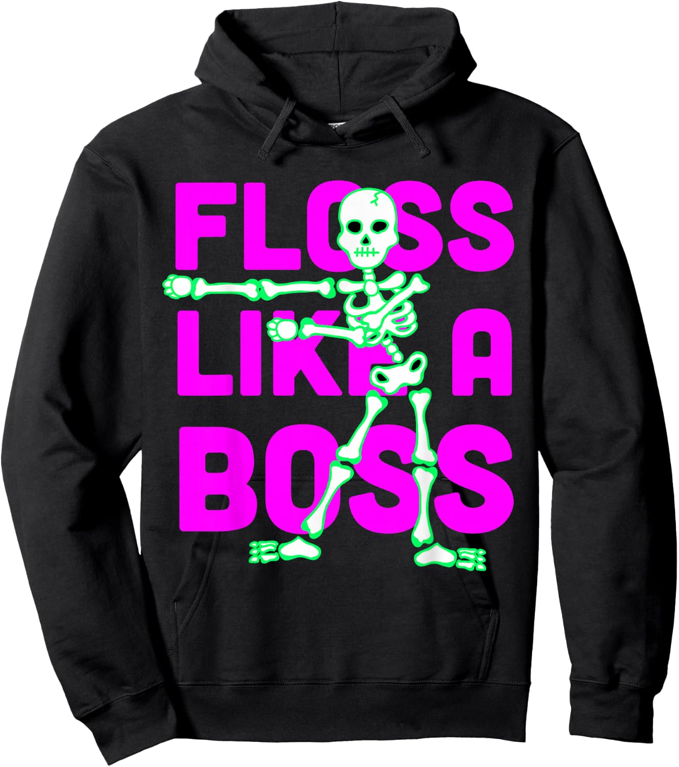 Floss Like a Boss Halloween Hoodie - Hoodie | Black