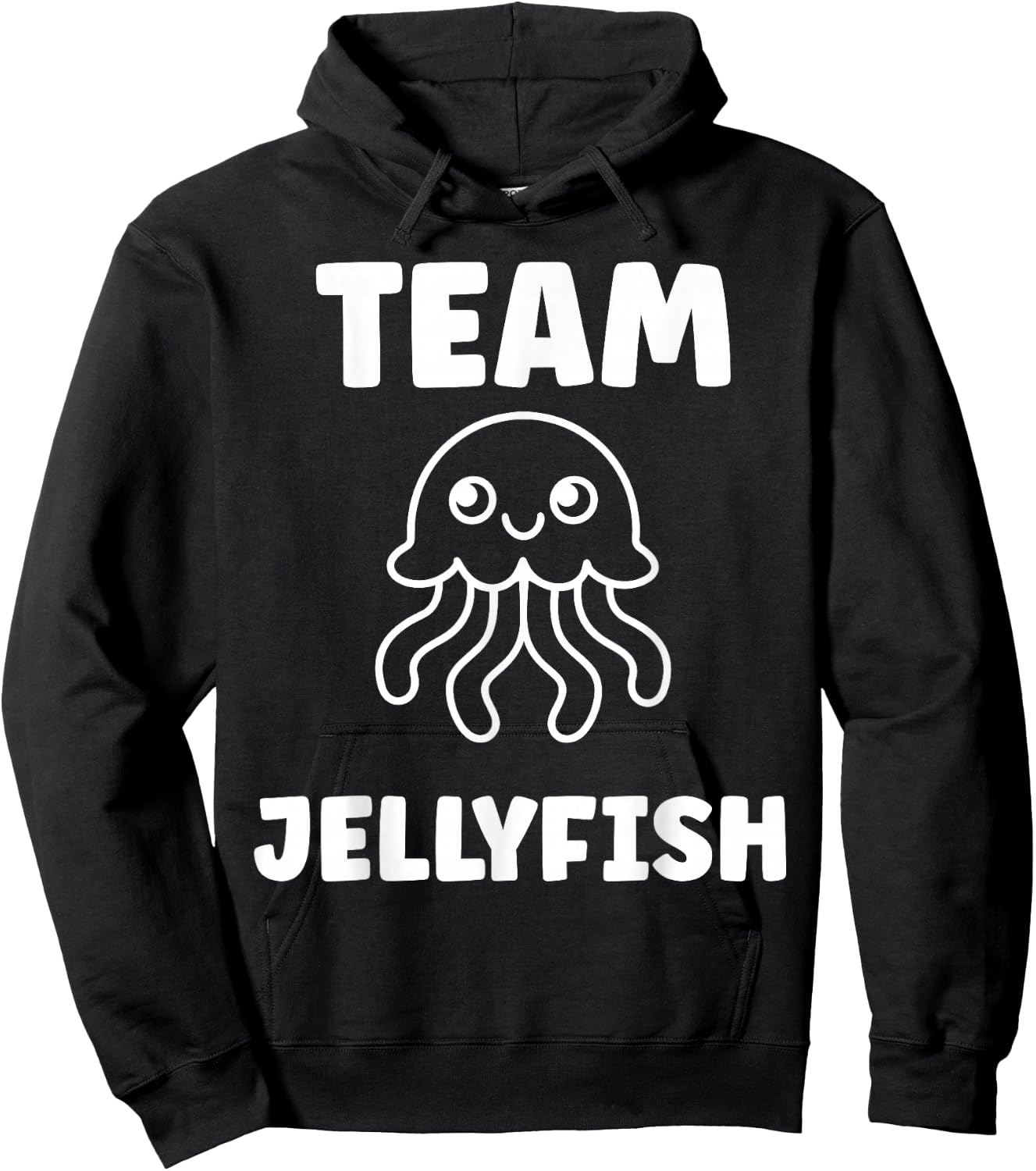 Sea animals Jellyfish cute simple team Jellyfish Hoodie - Hoodie | Black