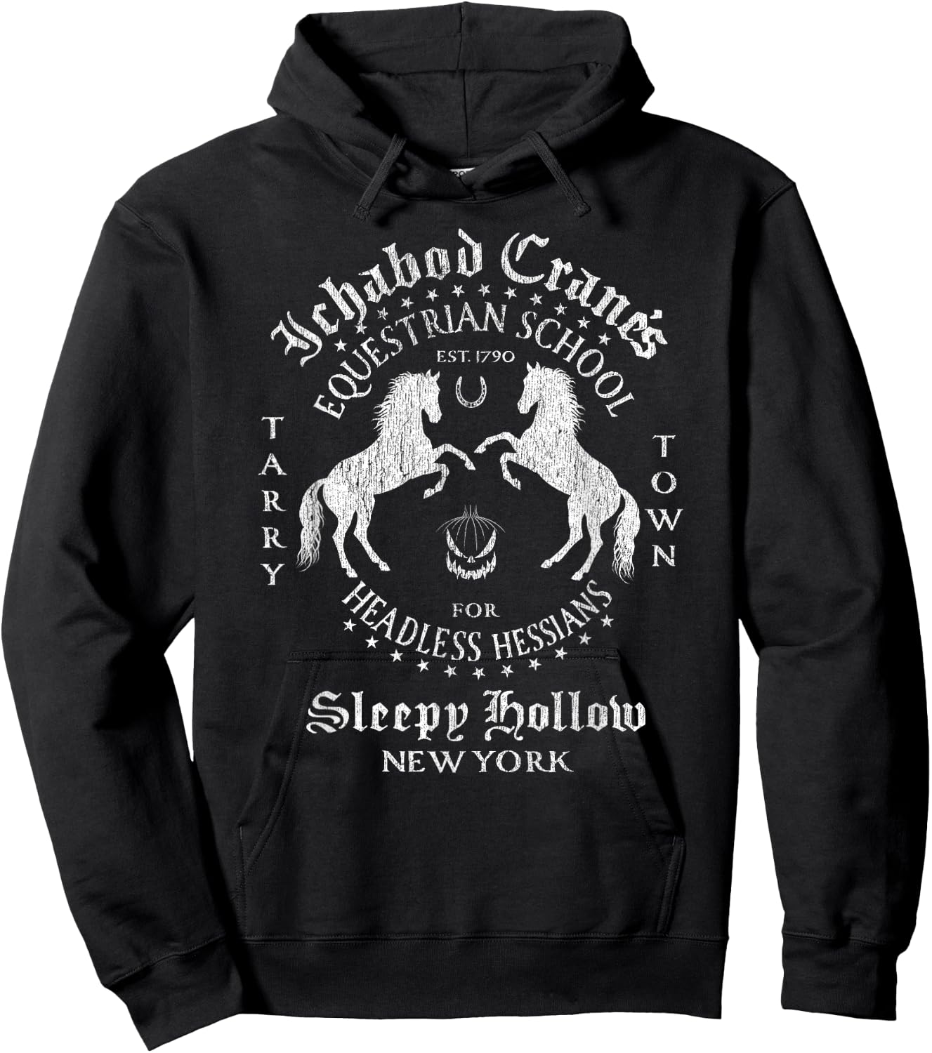 Ichabod Crane Equestrian School Sleepy Hollow Hoodie - Hoodie | Black