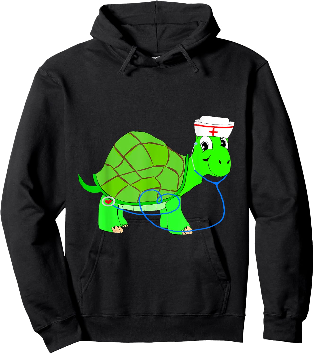 Doctor Tortoise Sea Turtle Nurse Hoodie - Hoodie | Black