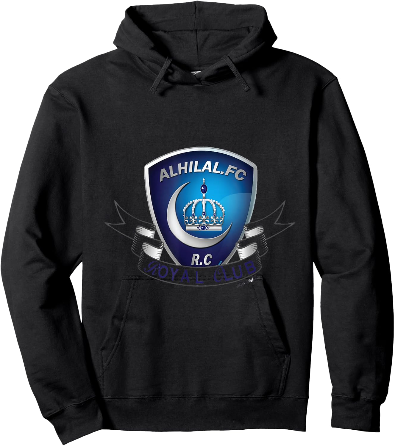 Al-Hilal Soccer football Saudi Team Fan Alhilal Hoodie - Hoodie | Black
