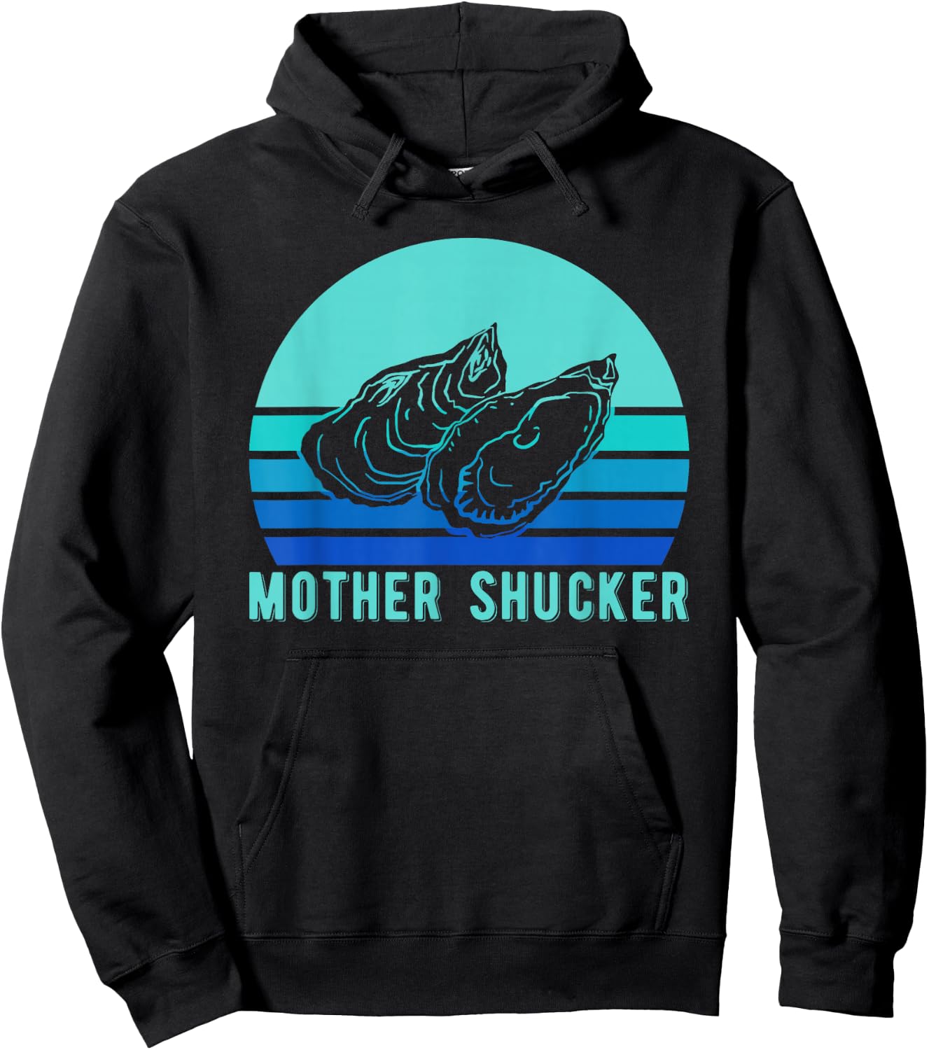 Mother Shucker Oyster Shirt, Ocean Mollusc Gift Hoodie - Hoodie | Black