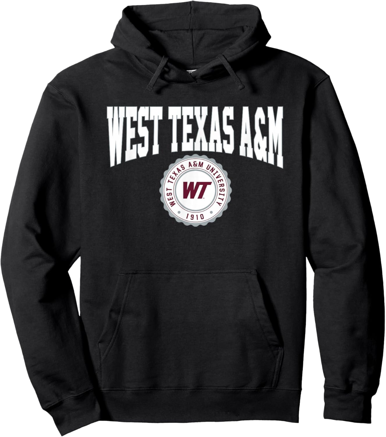 West Texas A&M WTAMU Buffaloes Collegiate Seal Hoodie - Hoodie | Black
