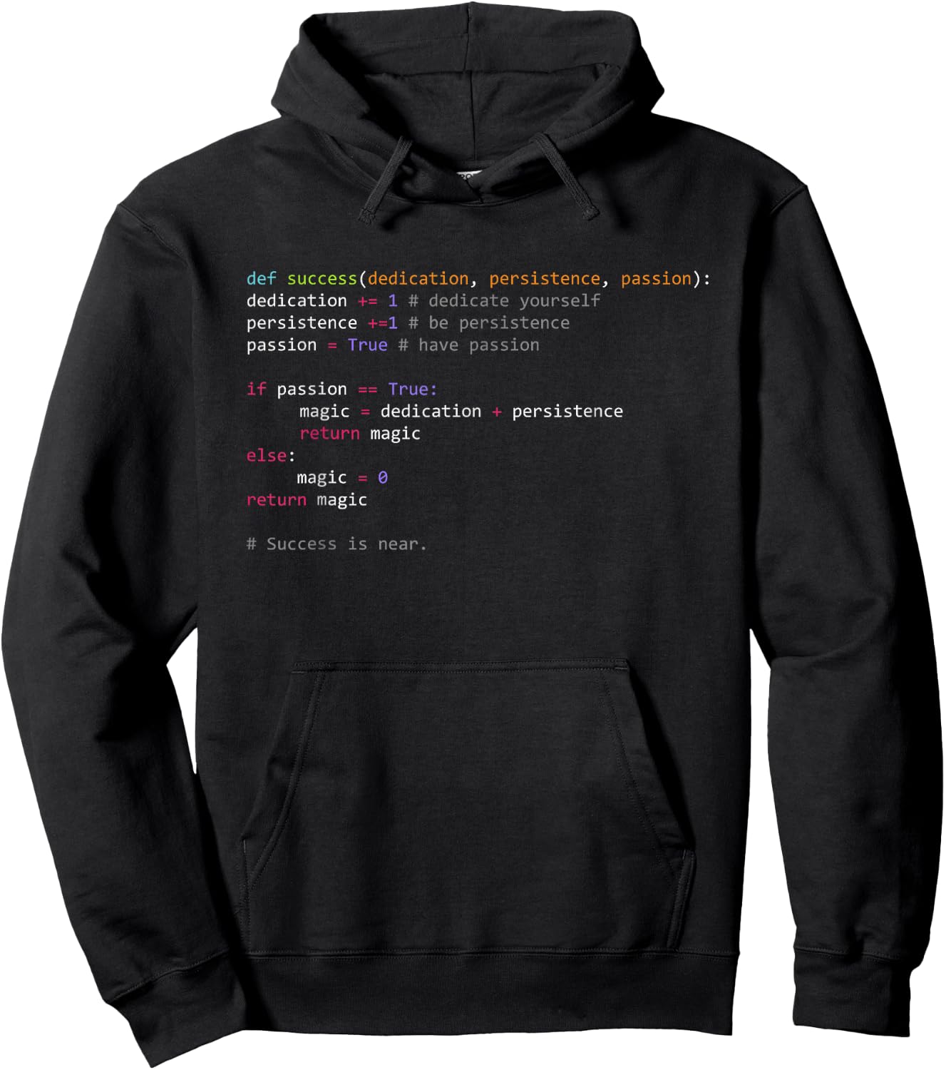 Python Code Programming Syntax Computer Geek Hoodie - Hoodie | Black