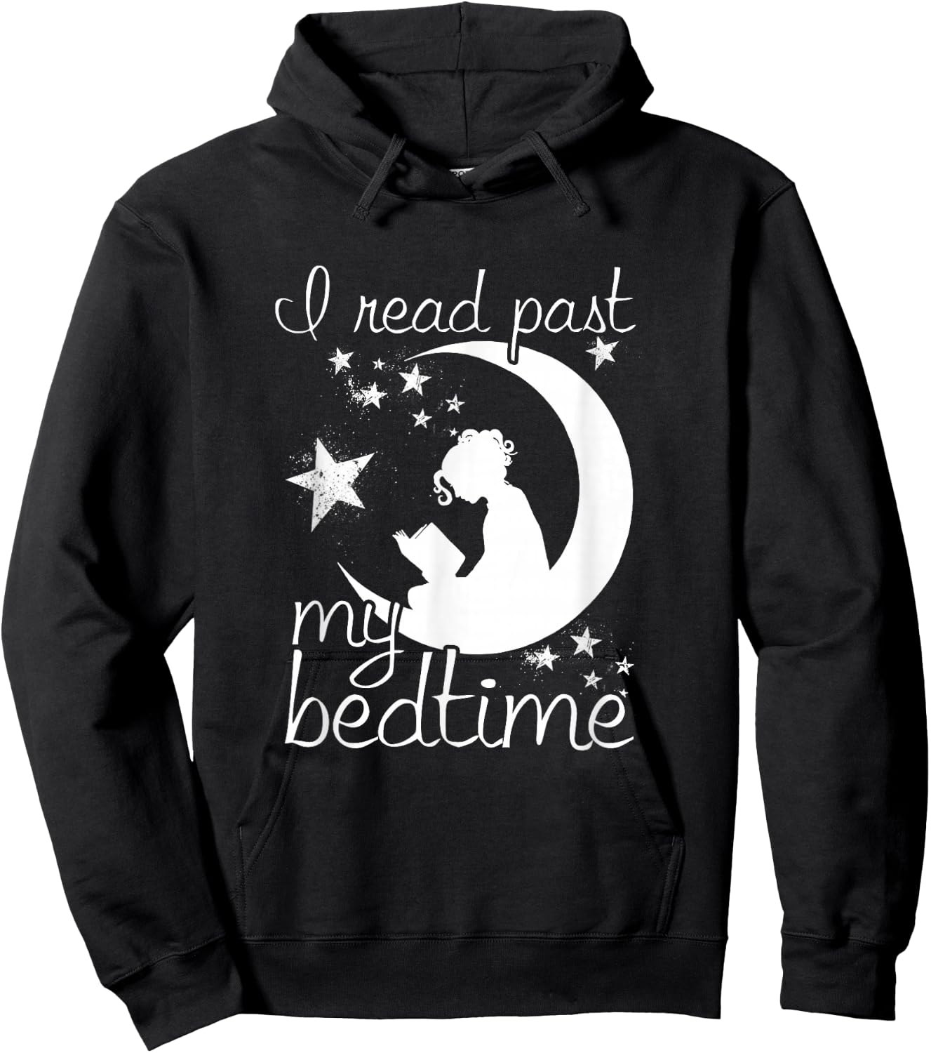 I Read Past My Bedtime Hoodie - Hoodie | Black
