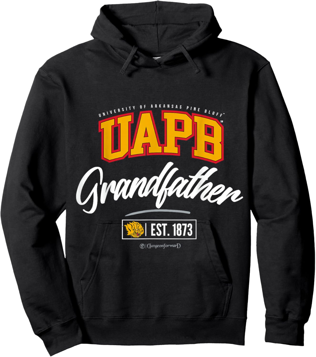 University of Arkansas at Pine Bluff - UAPB HBCU Grandfather Hoodie - Hoodie | Black