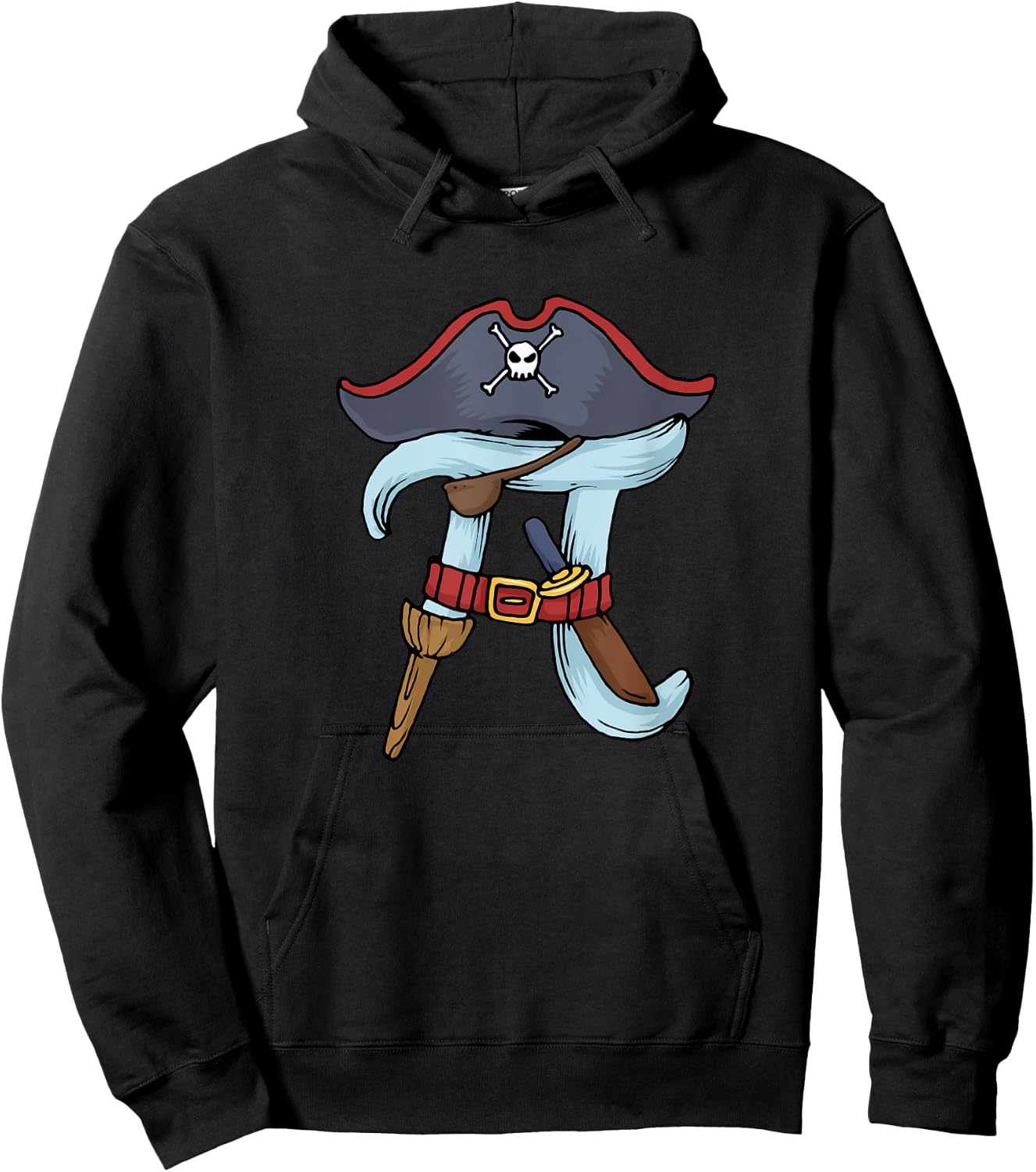 Pi Rate Funny Maths Pi Pirates Hoodie - Hoodie | Black