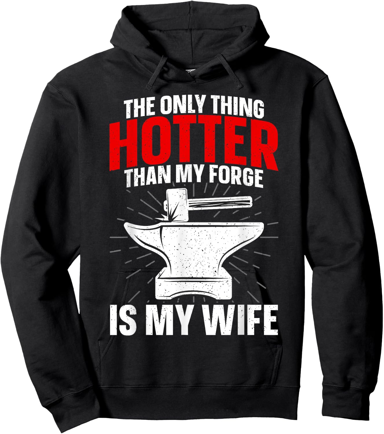 Funny Blacksmith Art Boys Blacksmithing Tool Forging Hoodie - Hoodie | Black