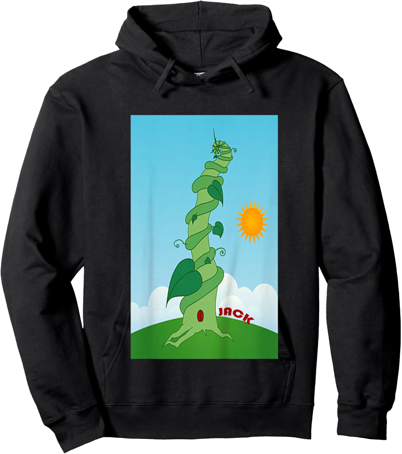 Kids Jack and the beanstalk Hoodie - Hoodie | Black