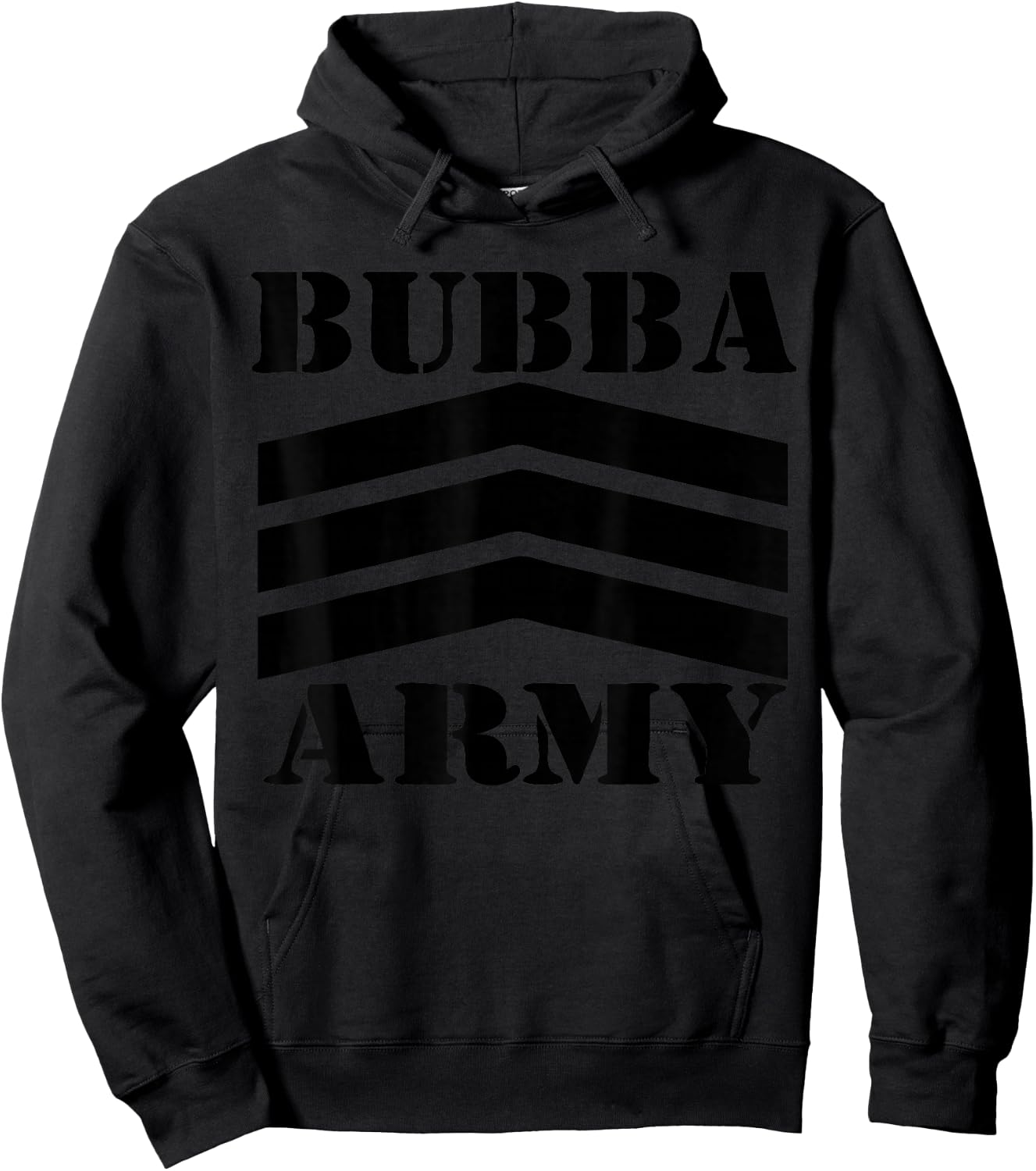 Original Bubba Army Logo (BLK) - OFFICIAL BUBBA ARMY DESIGN Hoodie - Hoodie | Black