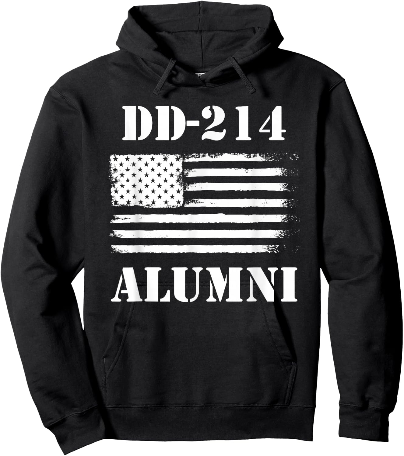 DD 214 Alumni - Veteran Gift Retired American Soldier Hoodie - Hoodie | Black
