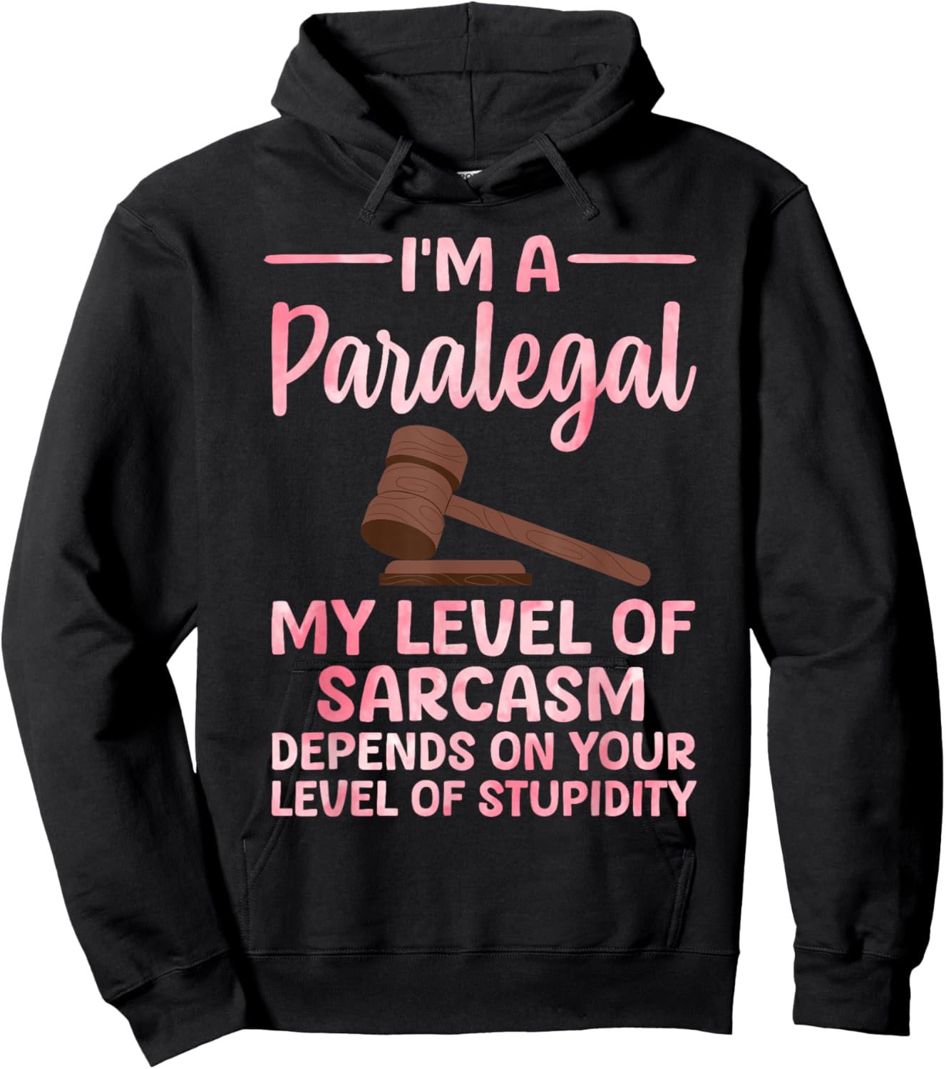 Best Paralegal Art Women Legal Assistant Paralegal Hoodie - Hoodie | Black
