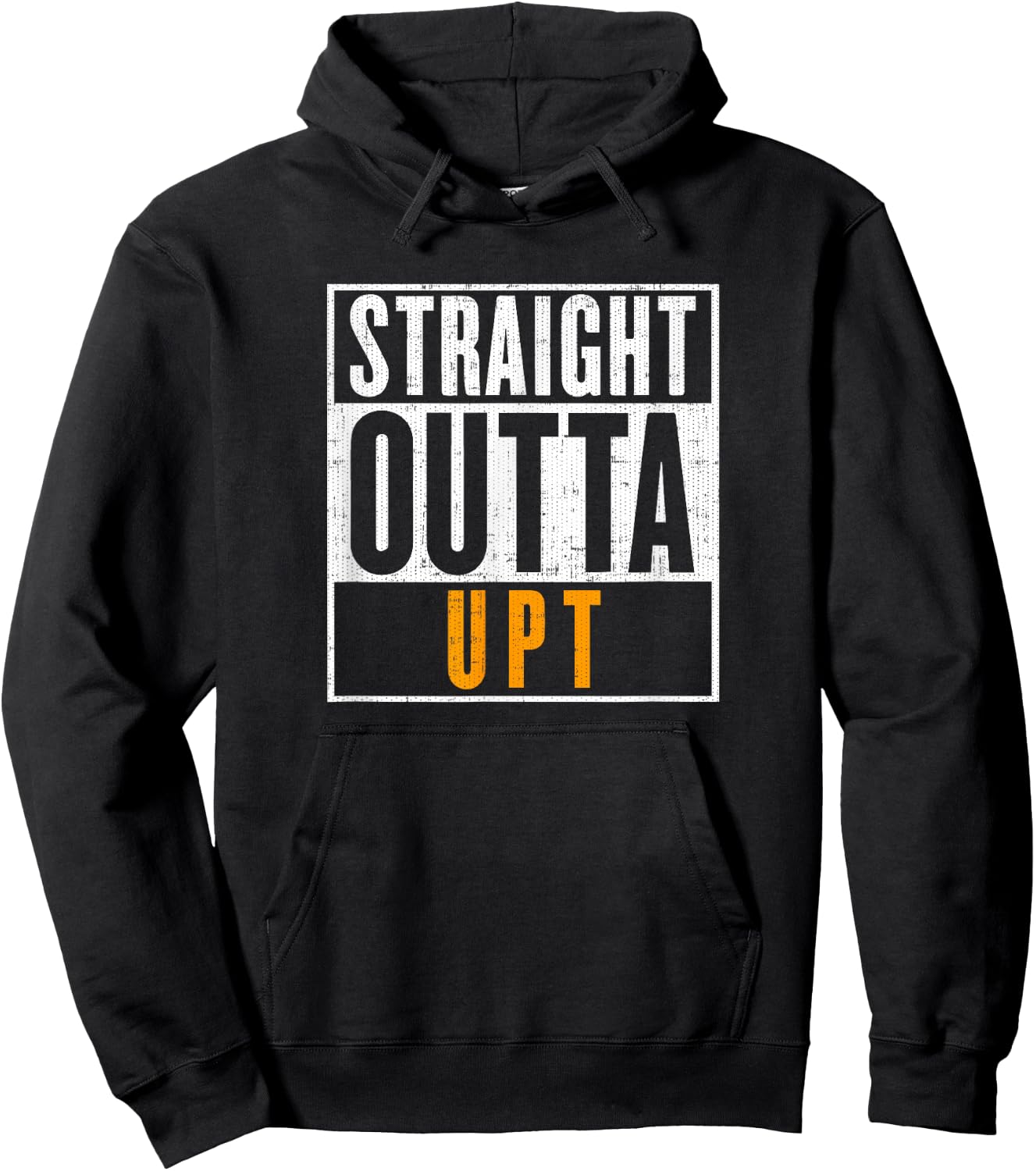 Straight Outta UPT Out of Unpaid Time Hoodie - Hoodie | Black