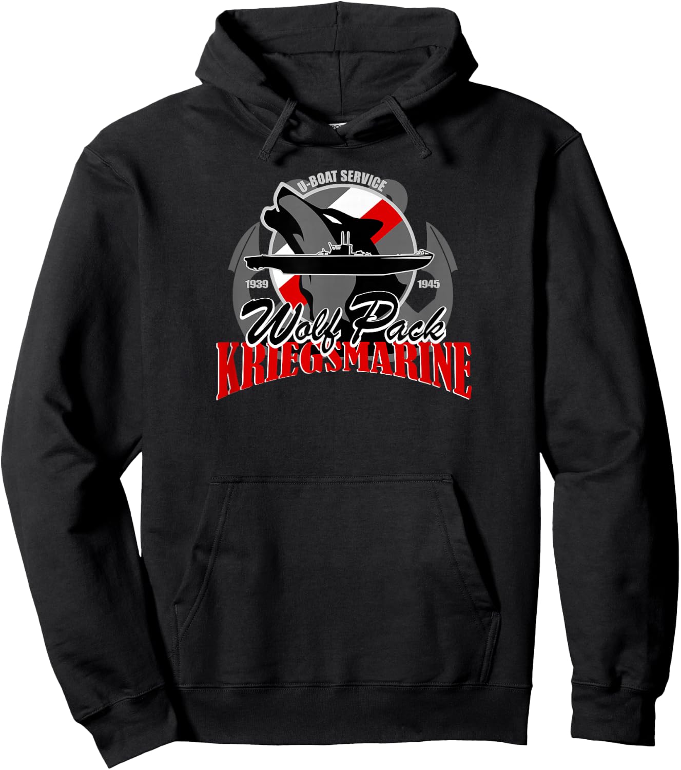 U-boat - Wolf Pack Kriegsmarine Hoodie - Hoodie | Black
