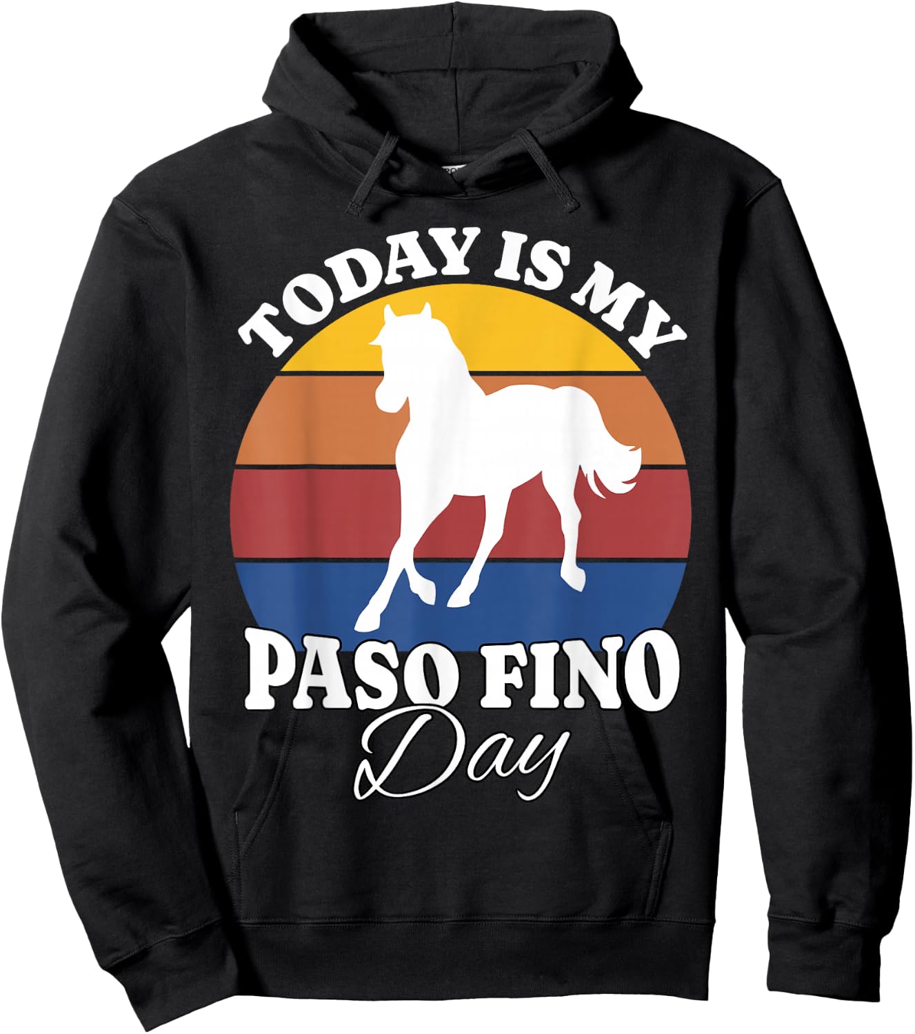 Horse Today Is My Paso Fino Day Hoodie - Hoodie | Black