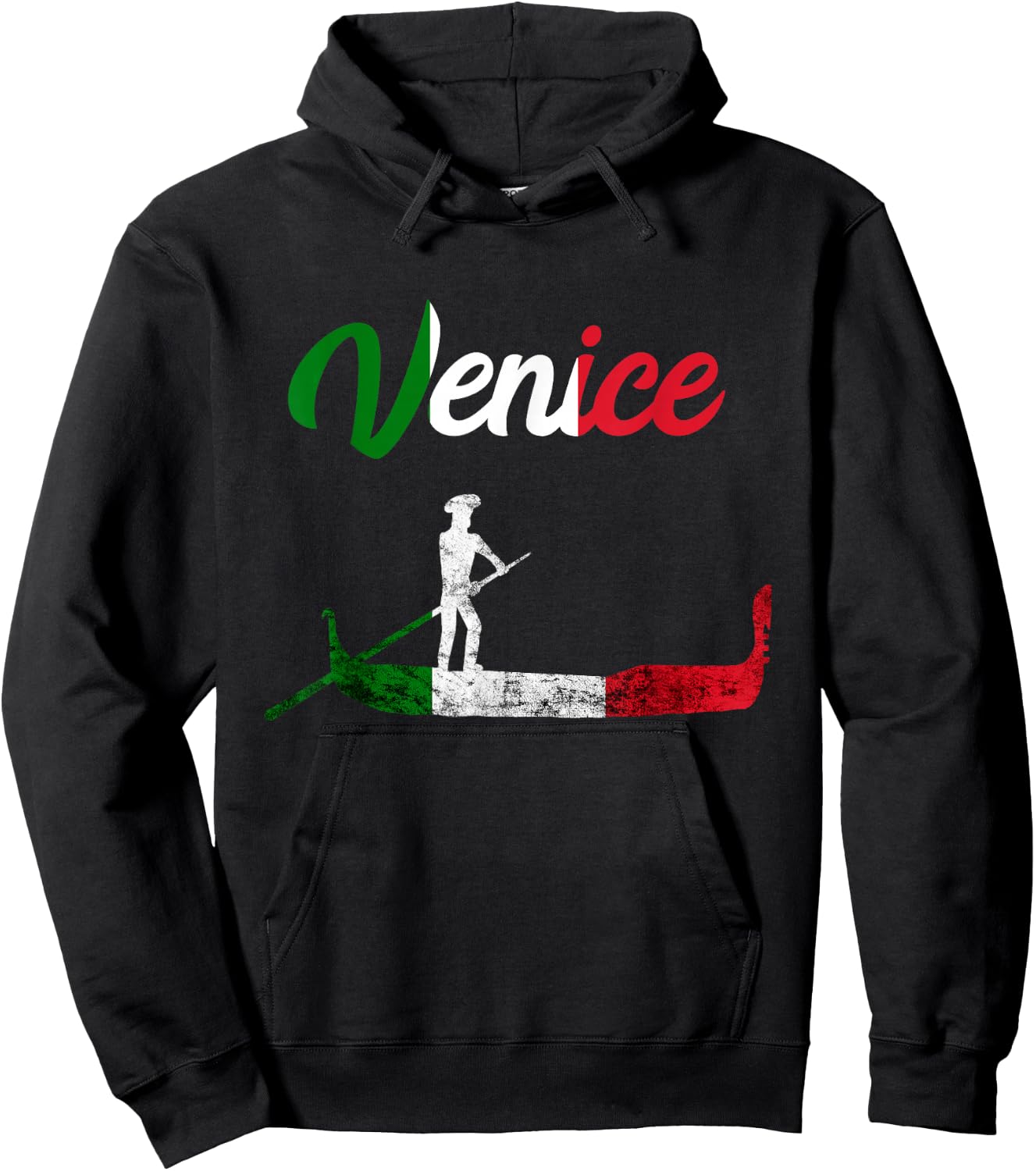 Venice Gondola Ride Italy Travel Gondolas Italia Souvenir Hoodie - Hoodie | Black