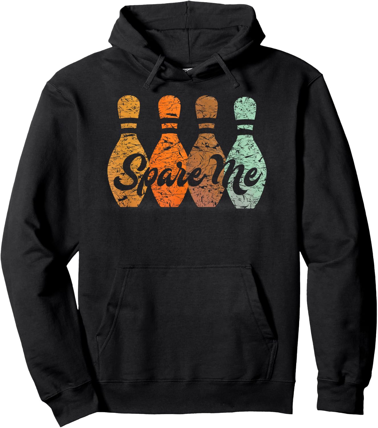 Bowling Team Name Spare Me Hoodie - Hoodie | Black