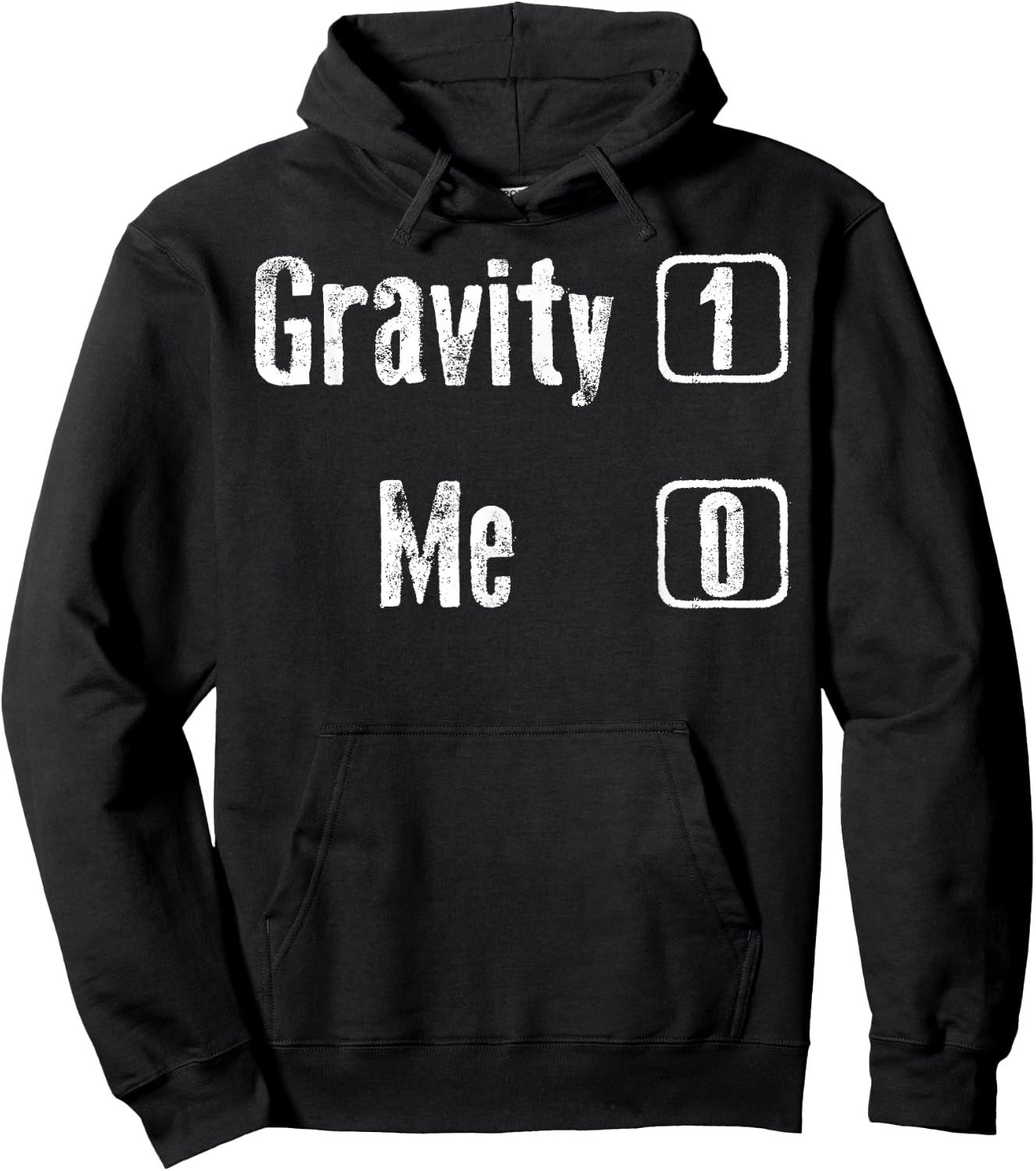 Gravity 1 Me 0 Shirt | Funny Broken Bones Leg & Arm Gift Hoodie - Hoodie | Black