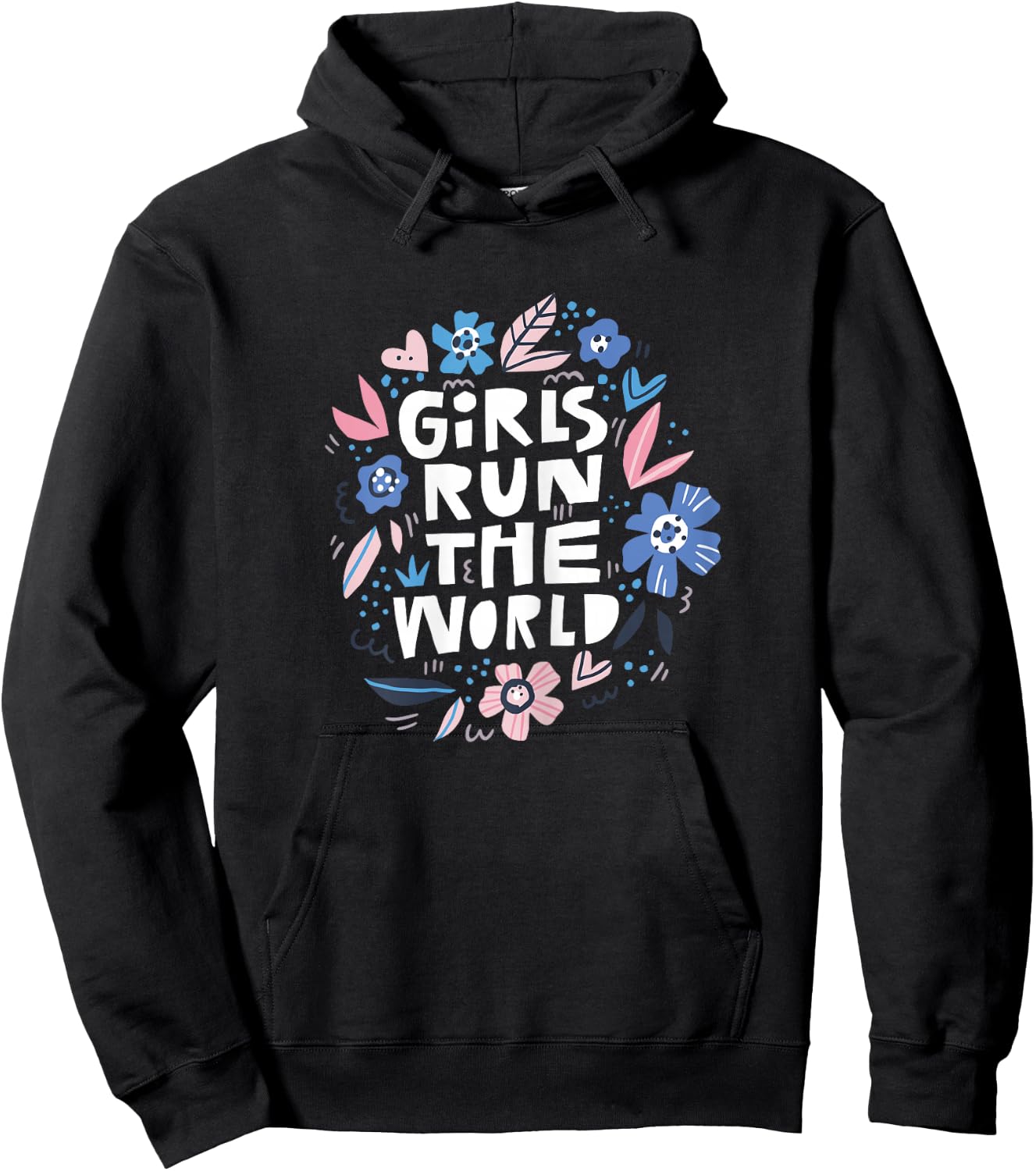 Girls Run The World Shirt and Kids Hoodie - Hoodie | Black