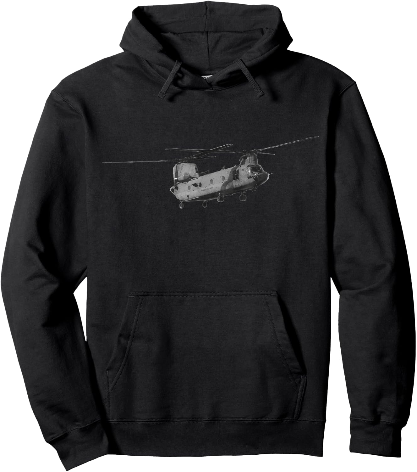 CH-47 Chinook - Military Helicopter Hoodie - Hoodie | Black