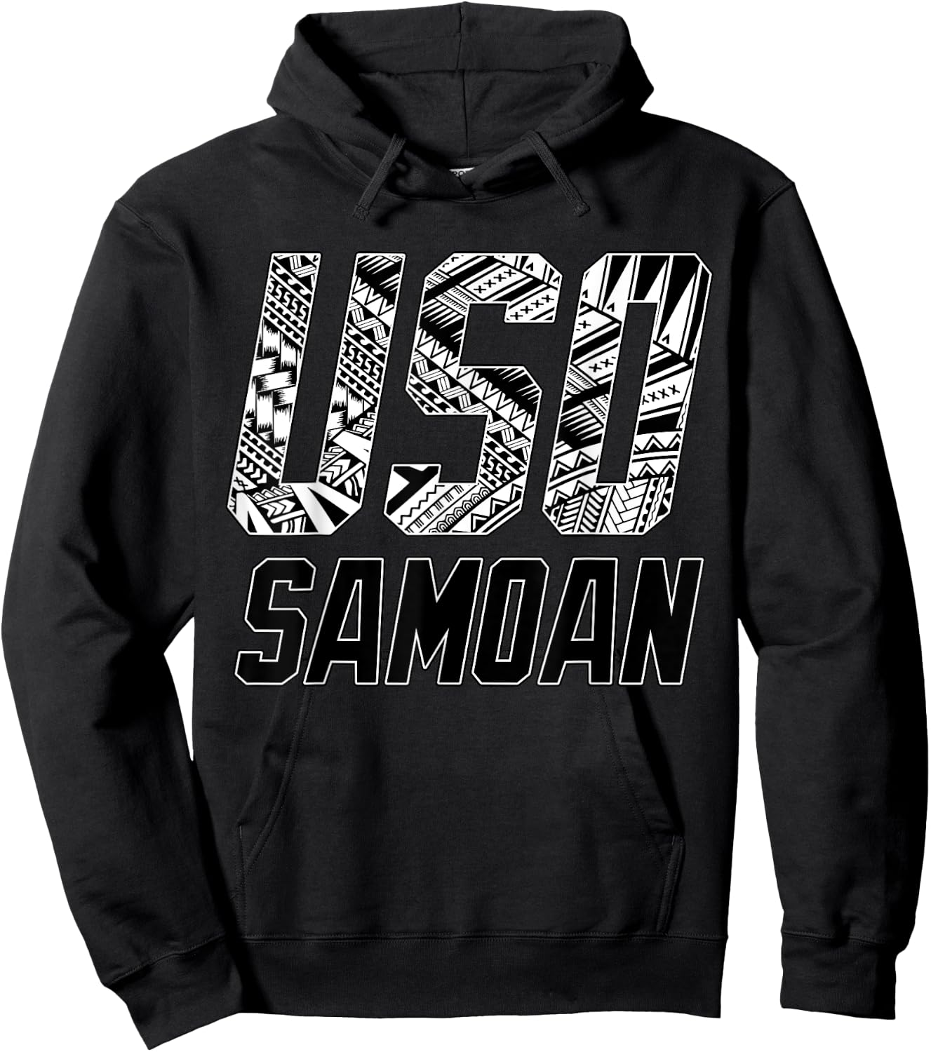 Uso Samoan Hoodie - Hoodie | Black