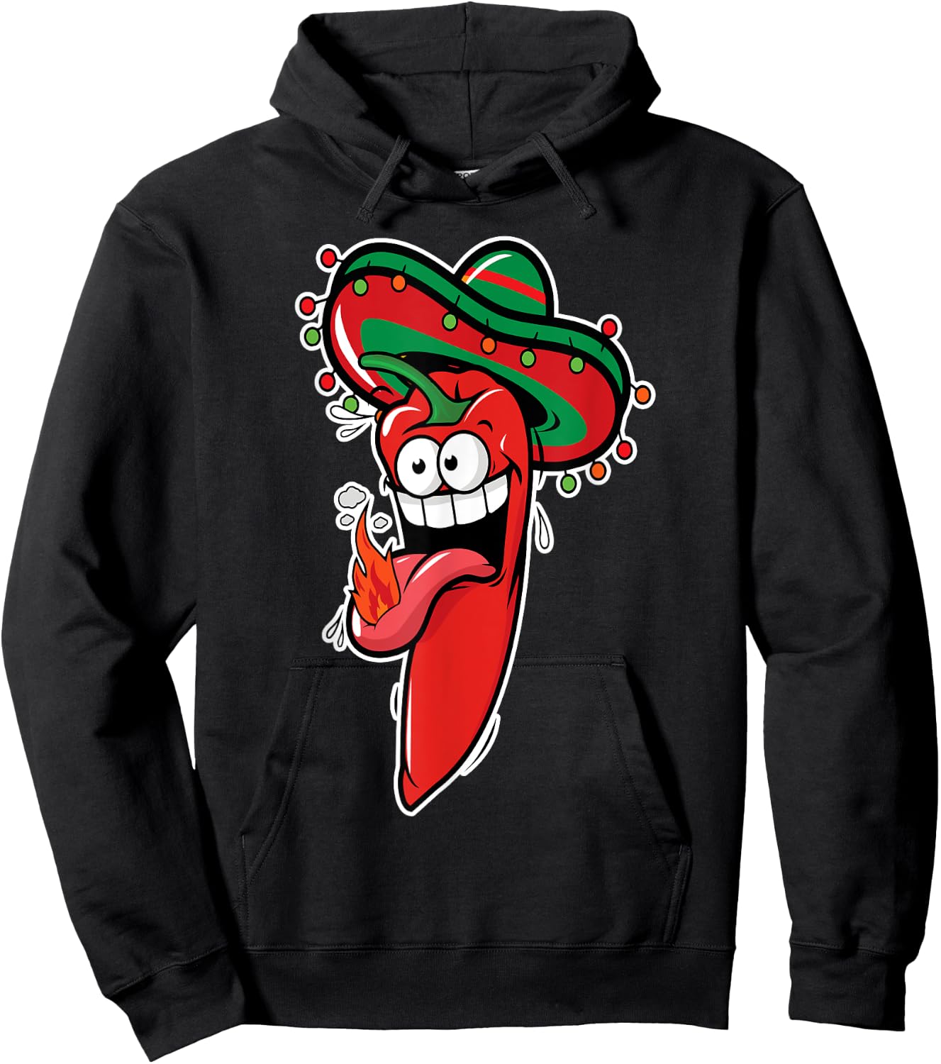 Hot Jalapeno - Chili Pepper Mexican Gift Hoodie - Hoodie | Black