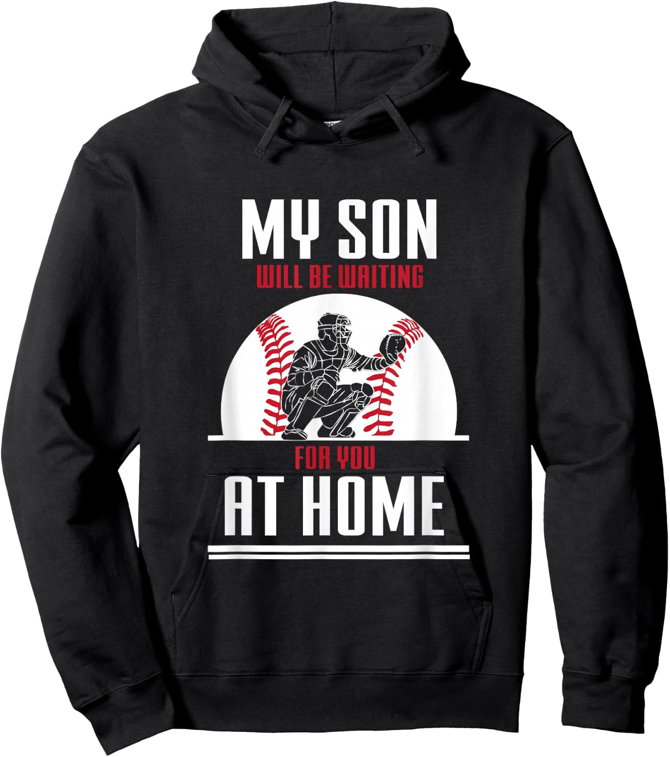 Baseball Catcher Shirt Sport Team Coach Gift Hoodie - Hoodie | Black