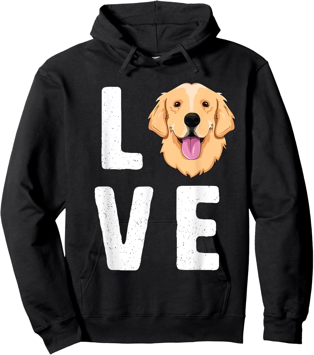 LOVE Golden Retrievers SHIRT KIds Dog Pet Gift Hoodie - Hoodie | Black