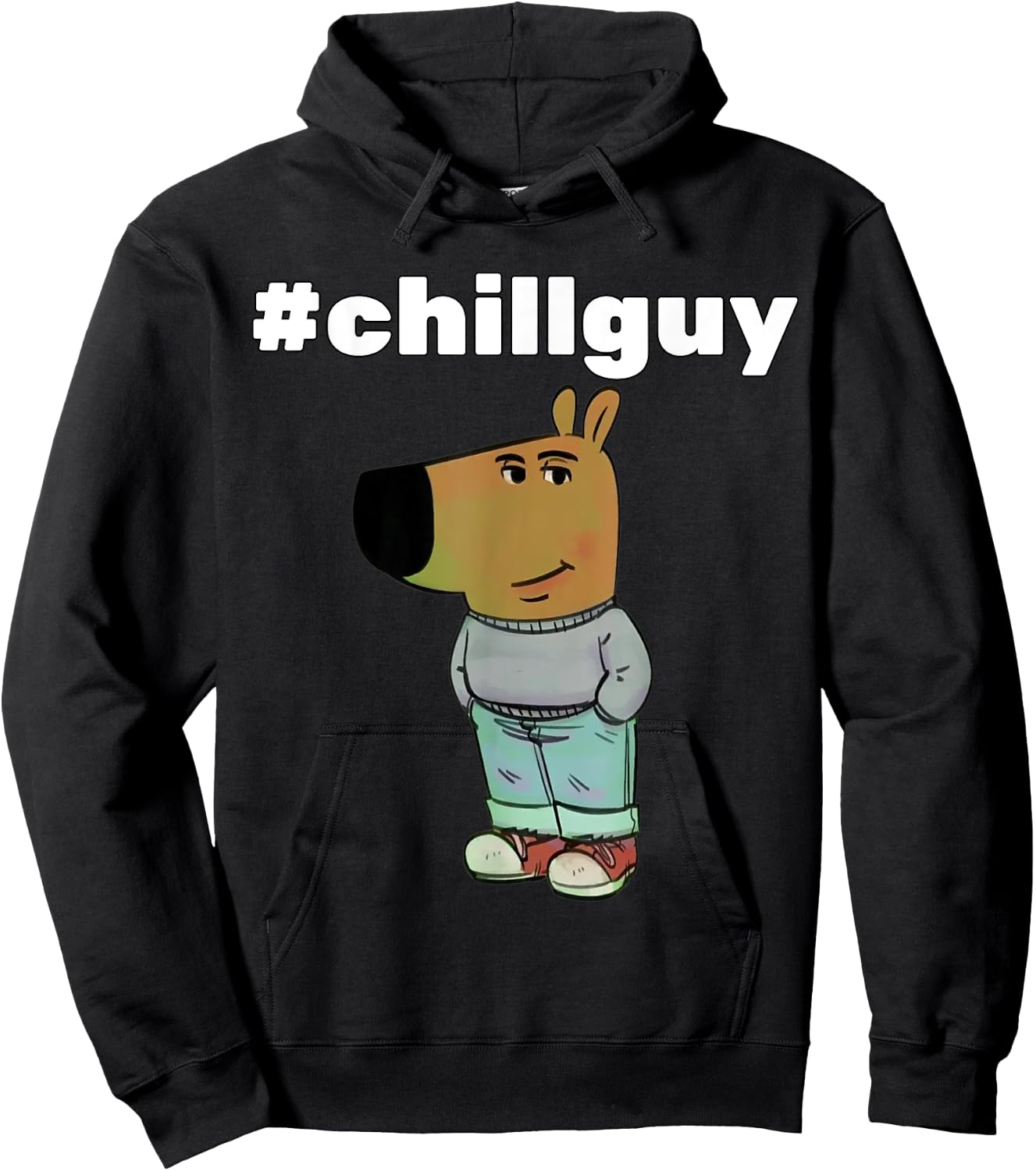 Just a chill guy - #chillguy Hoodie - Hoodie | Black