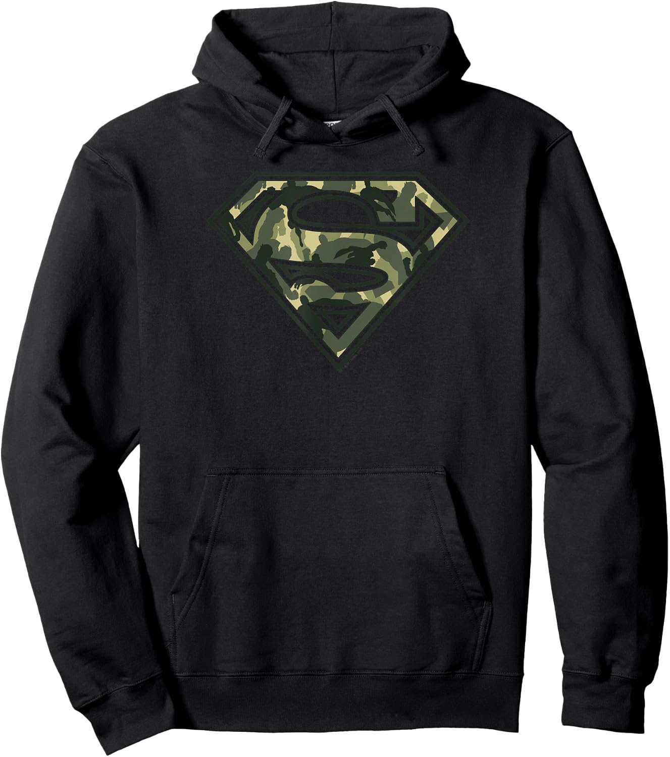 Superman Super Camo Hoodie - Hoodie | Black