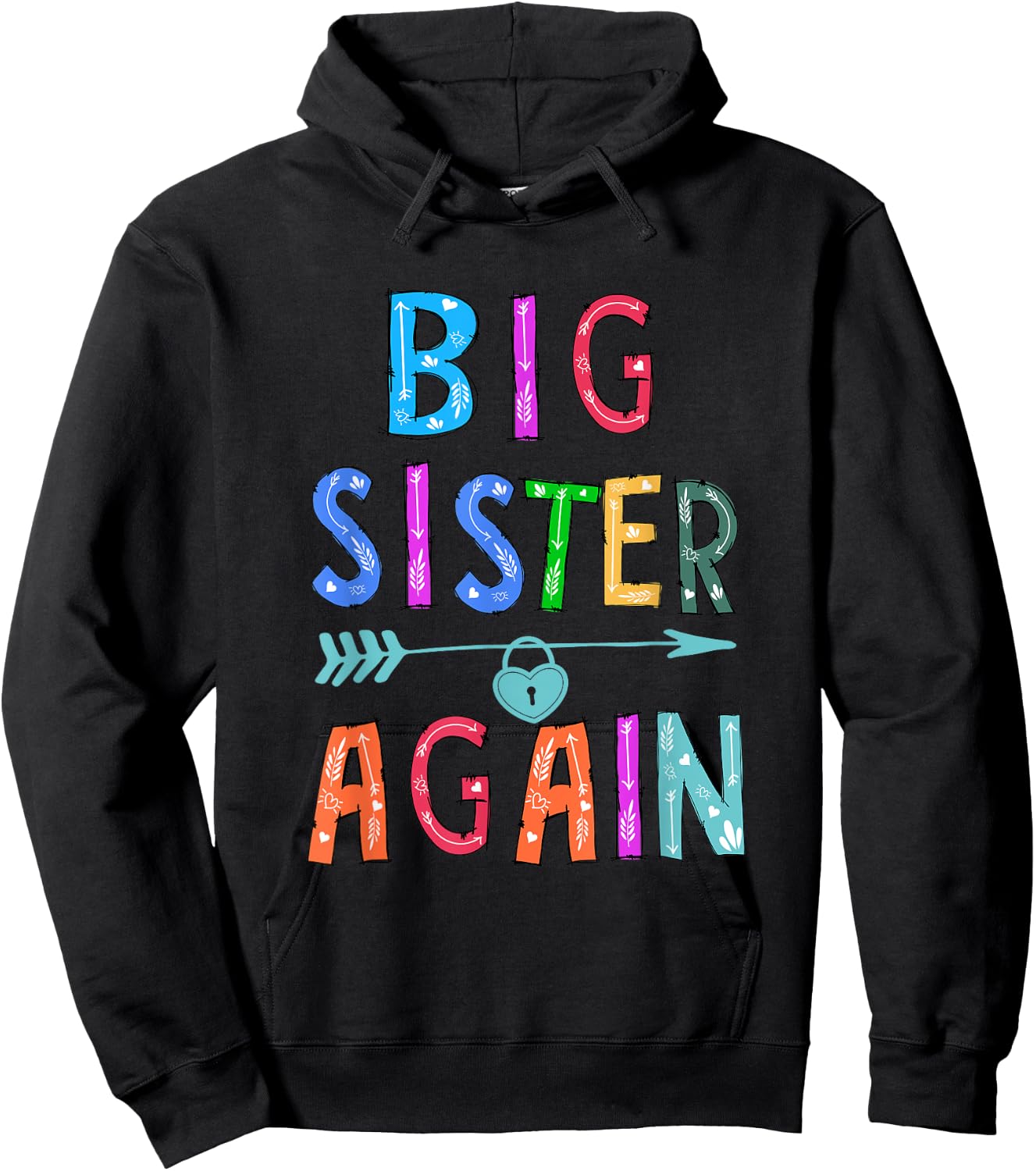 Big Sister Again Hoodie - Hoodie | Black