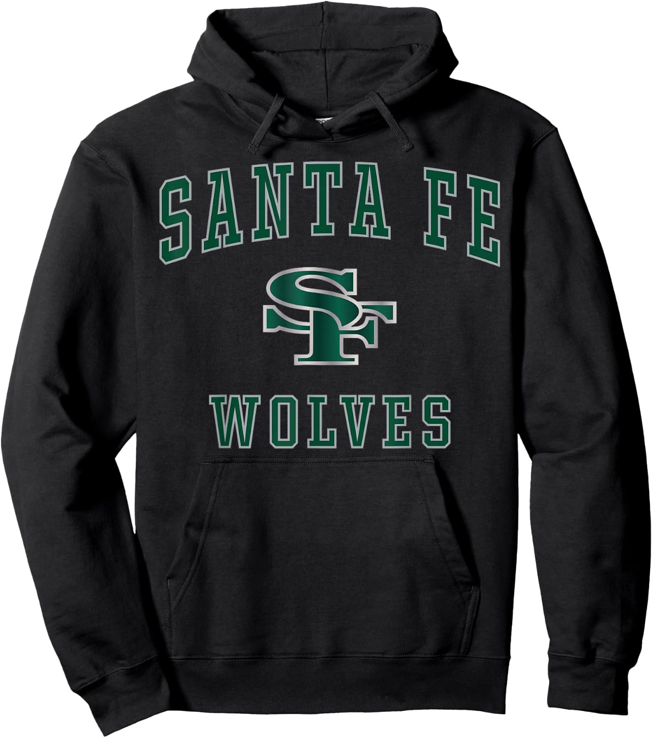Santa Fe High School Wolves Hoodie - Hoodie | Black