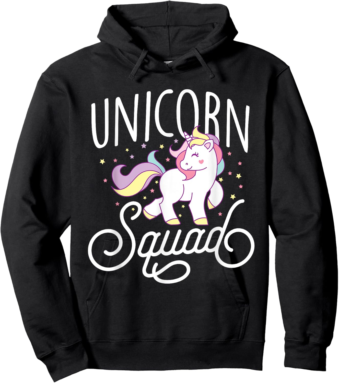 Unicorn Squad - Cute Unicorn Lovers Gift Hoodie - Hoodie | Black
