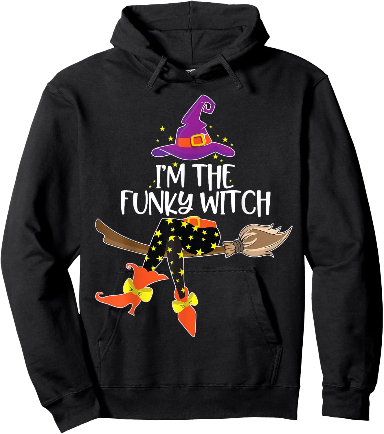 Im the Funky Witch Shirt Halloween Matching Group Costume Hoodie - Hoodie | Black