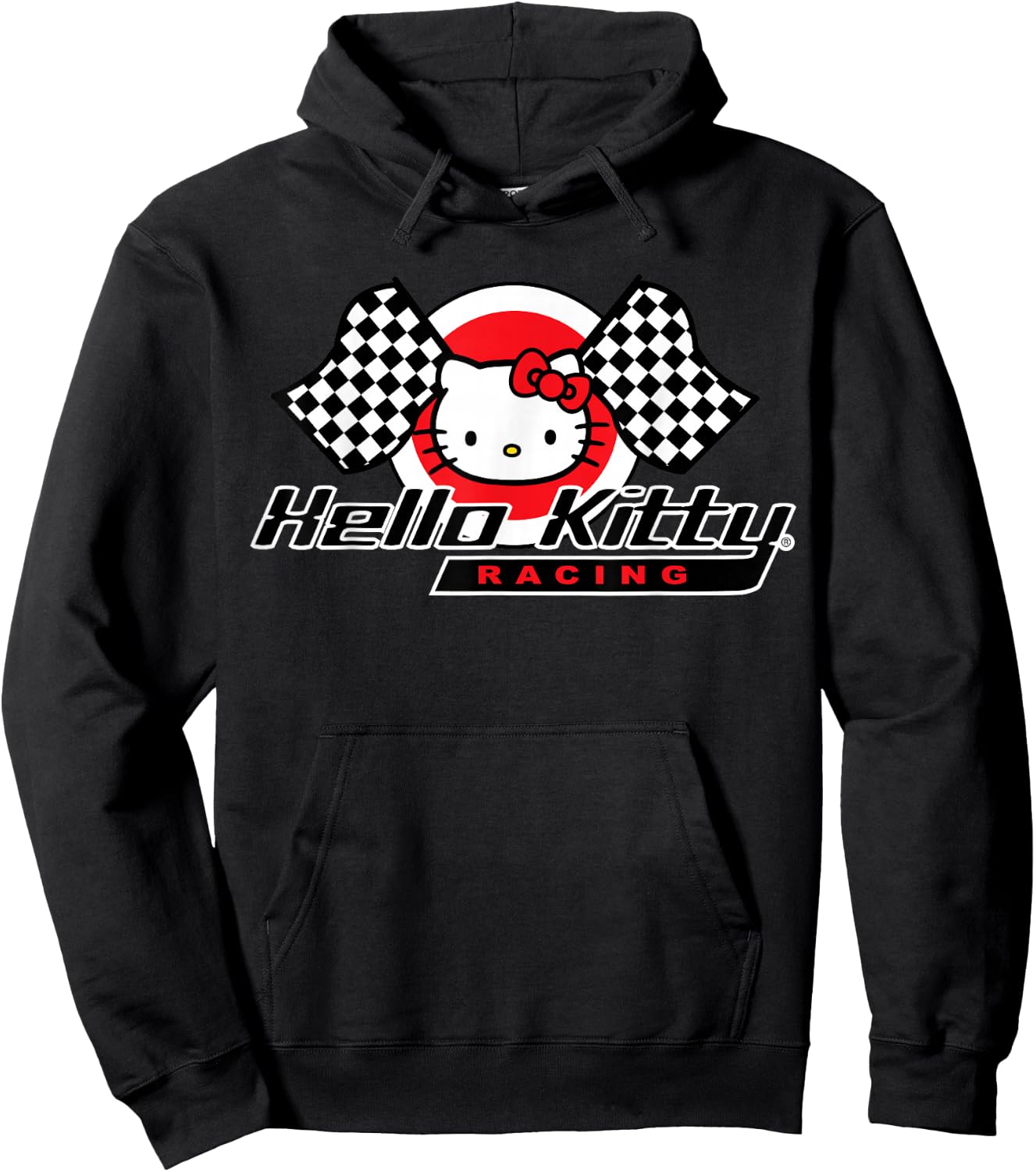 Hello Kitty Racing Shirt Hoodie - Hoodie | Black